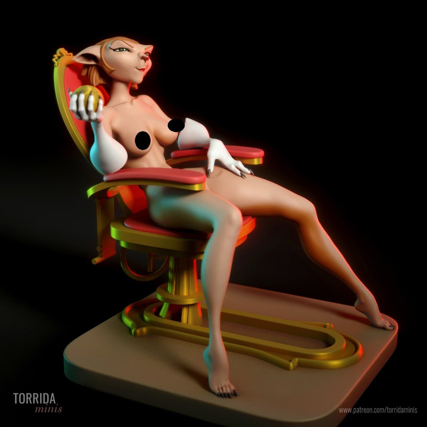 Captain Amelia - Torrida Minis - Dark Forge Arts