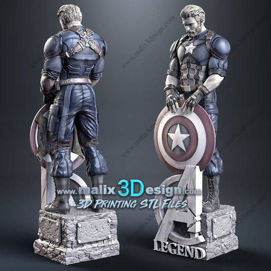 Captain America - Sanix3D - Dark Forge Arts