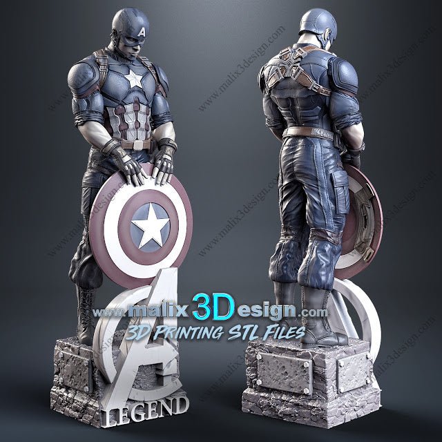 Captain America - Sanix3D - Dark Forge Arts