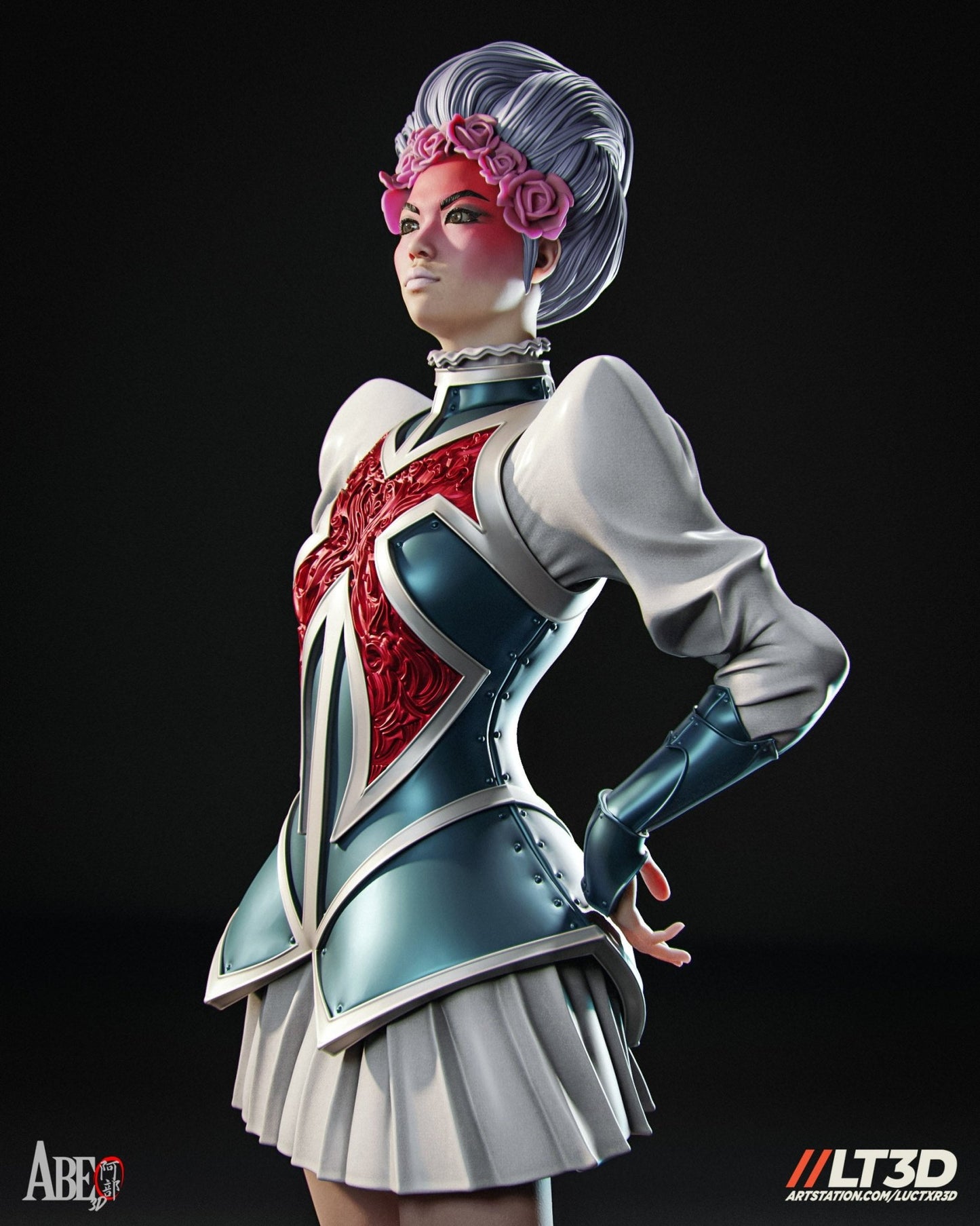 Captain Britain - Abe3D - Dark Forge Arts
