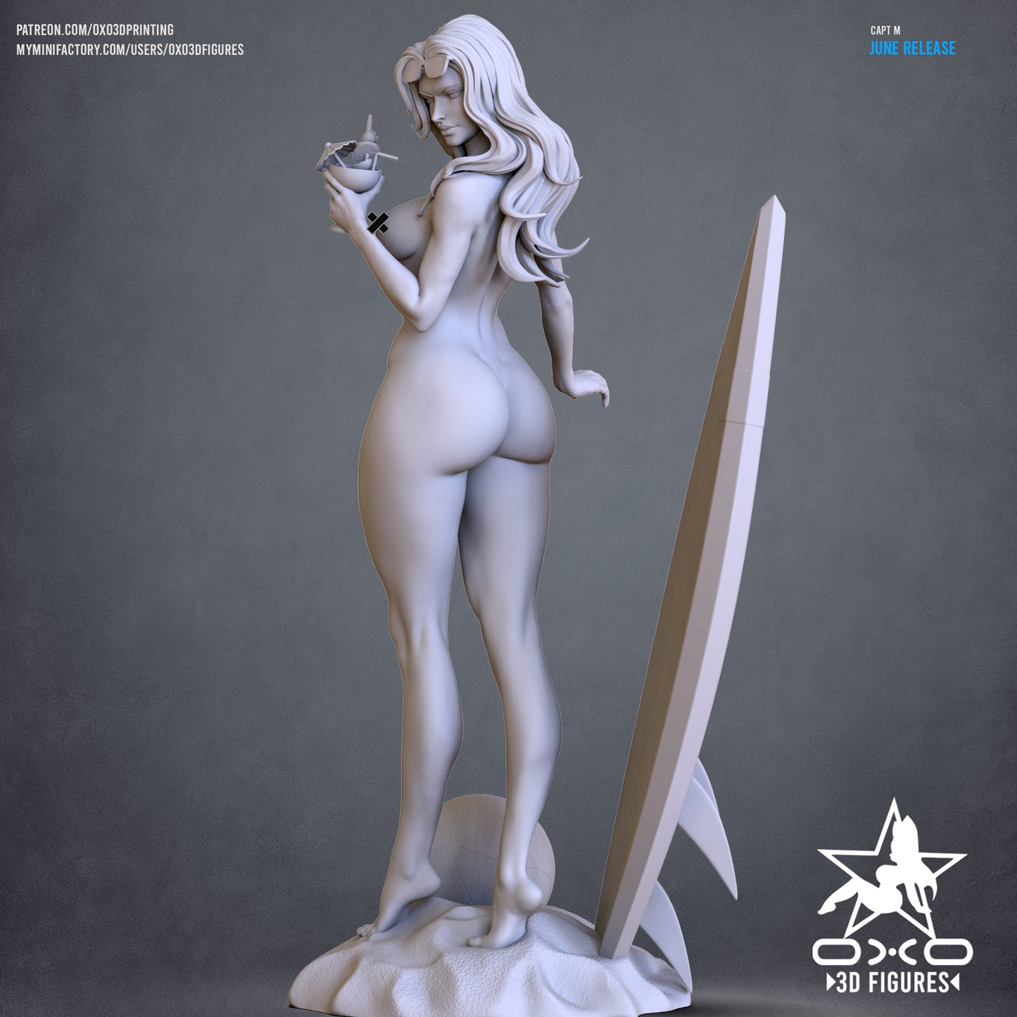 Captain M Swimsuit - OXO3D - Dark Forge Arts