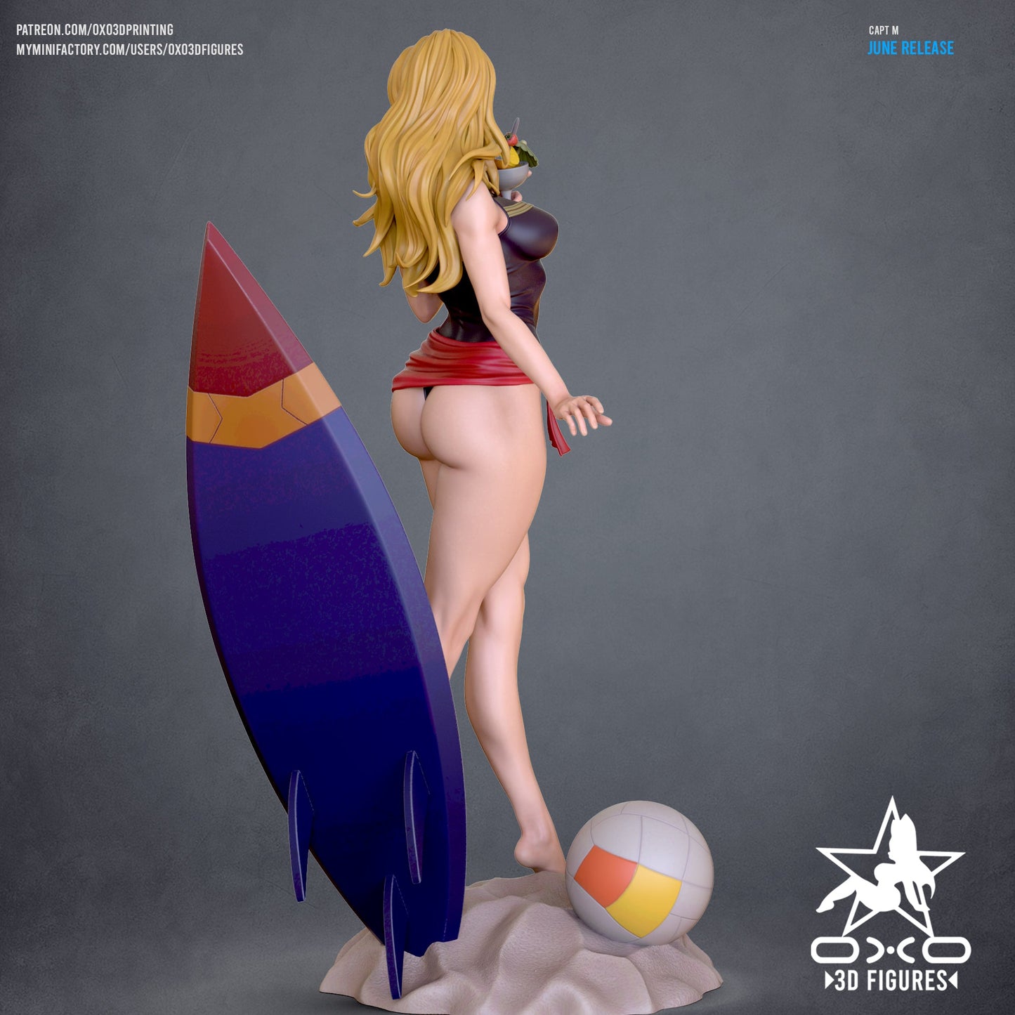Captain M Swimsuit - OXO3D - Dark Forge Arts