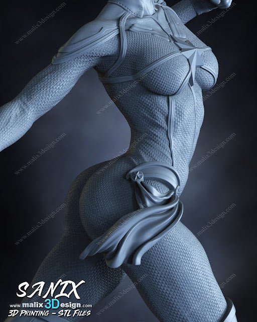 Captain Marvel - Sanix3D - Dark Forge Arts
