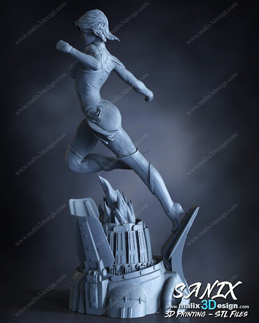 Captain Marvel - Sanix3D - Dark Forge Arts