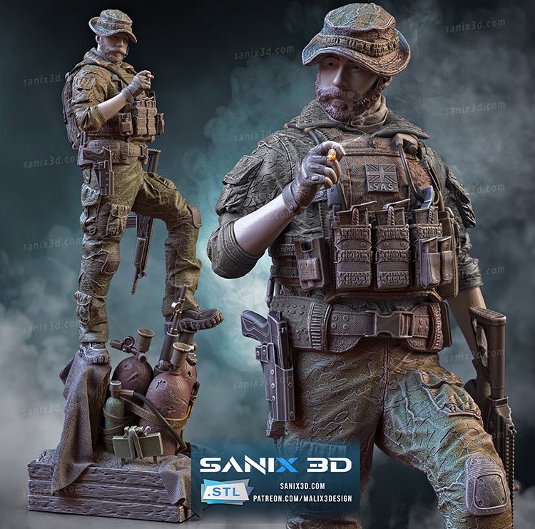 Captain Price - Sanix3D - Dark Forge Arts