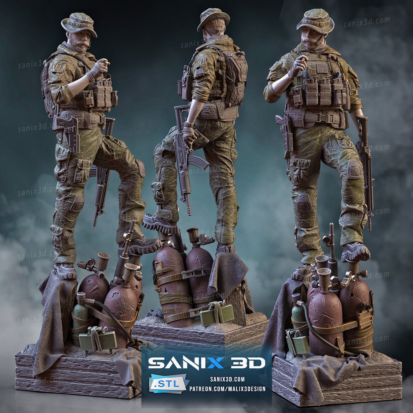 Captain Price - Sanix3D - Dark Forge Arts