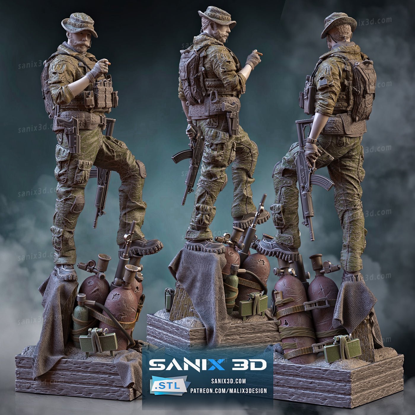 Captain Price - Sanix3D - Dark Forge Arts