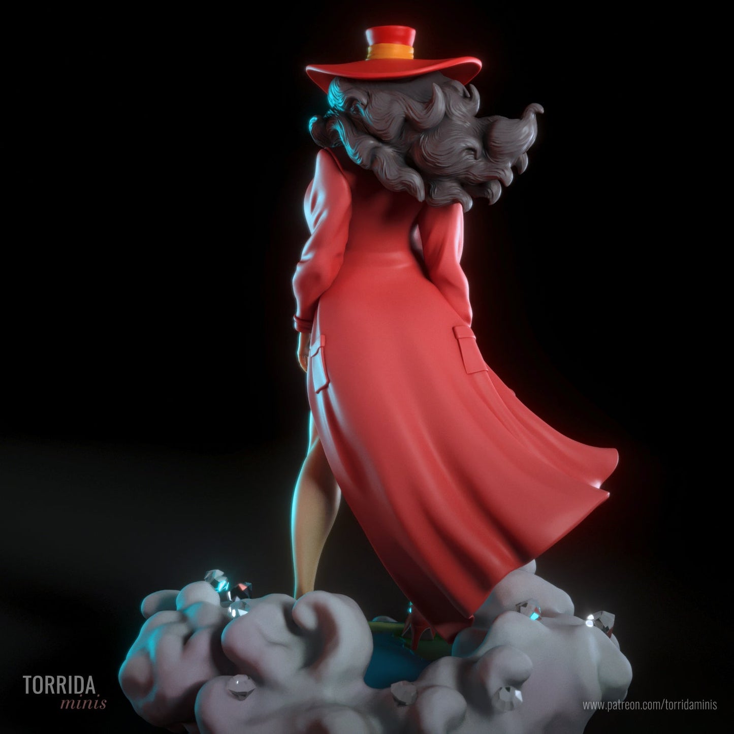 Carmen San Diego - Torrida Minis - Dark Forge Arts