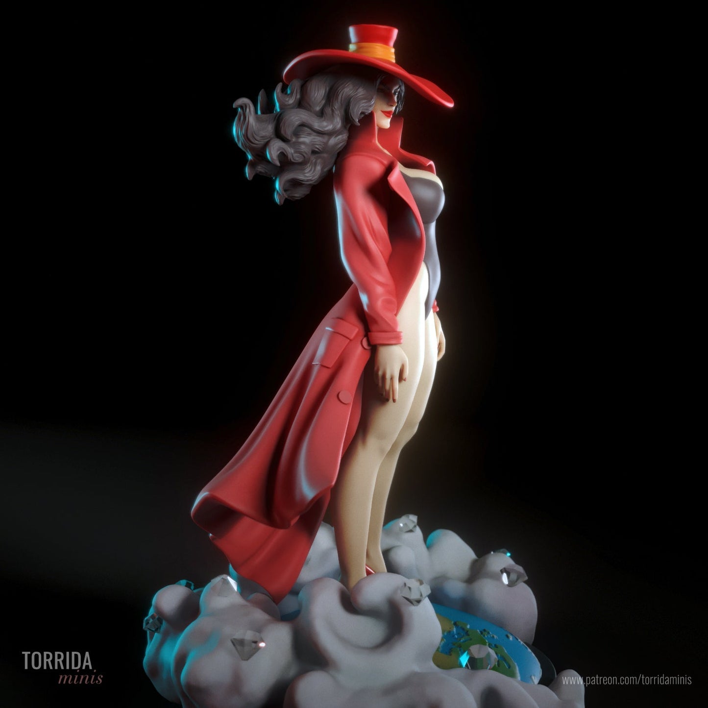 Carmen San Diego - Torrida Minis - Dark Forge Arts
