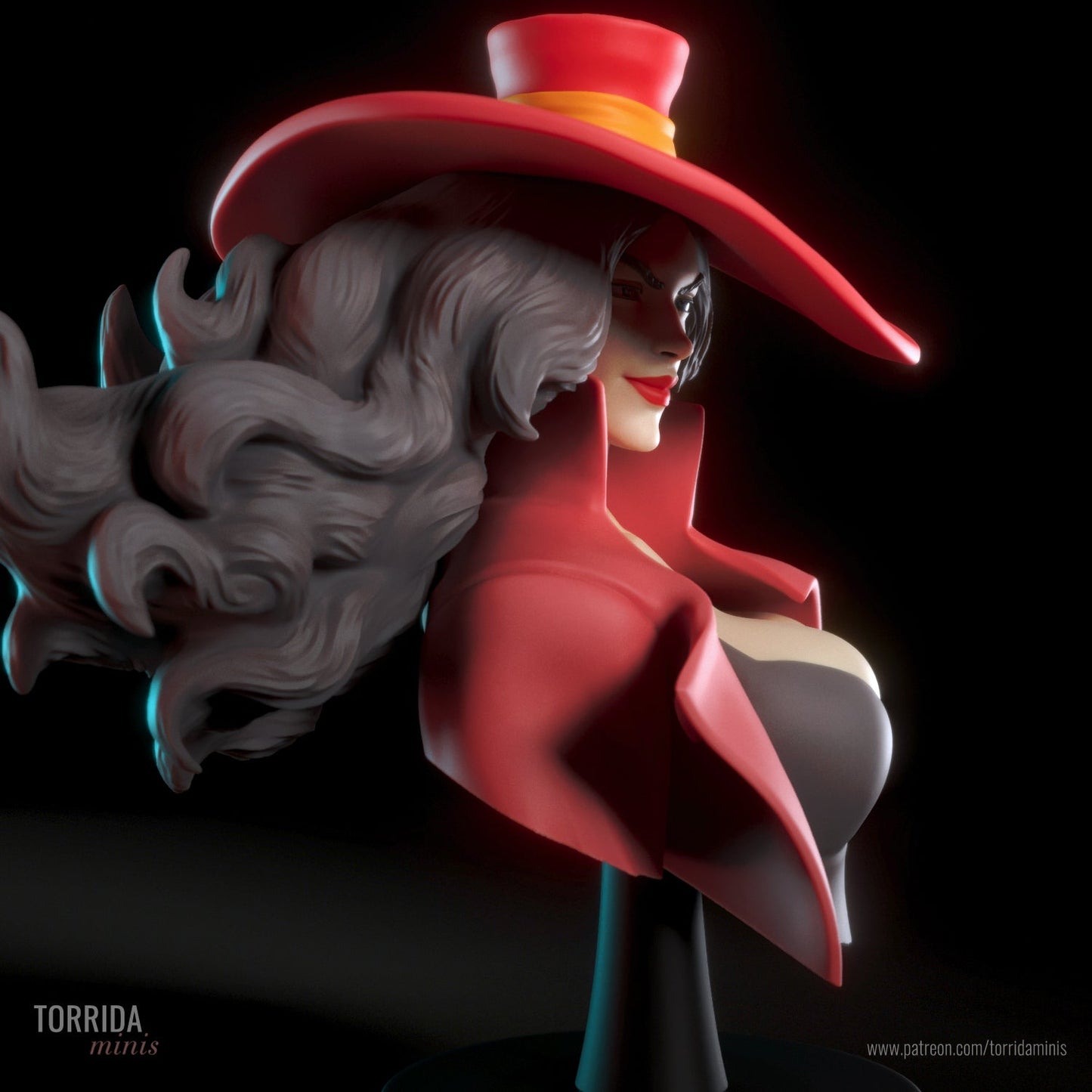 Carmen San Diego - Torrida Minis - Dark Forge Arts