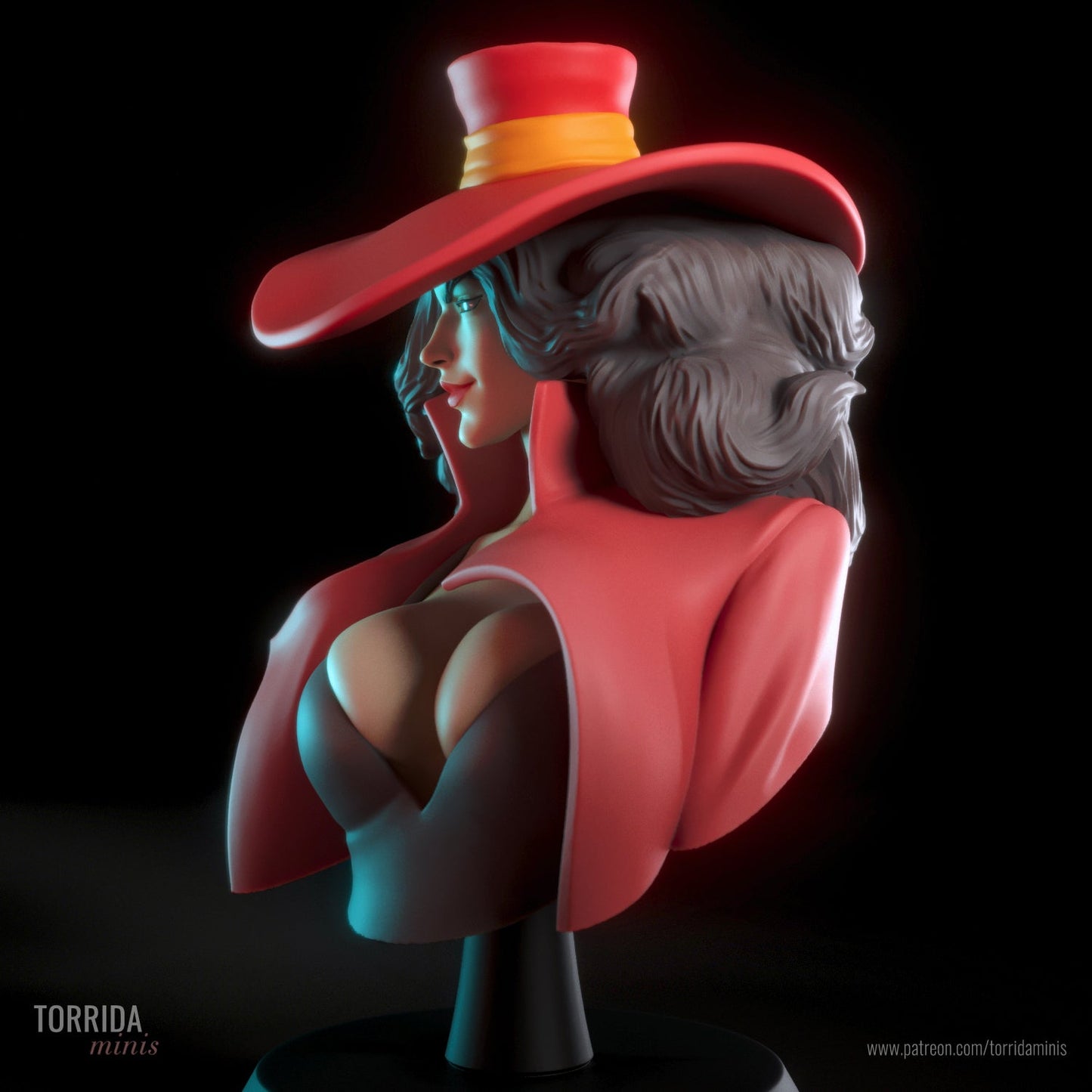 Carmen San Diego - Torrida Minis - Dark Forge Arts