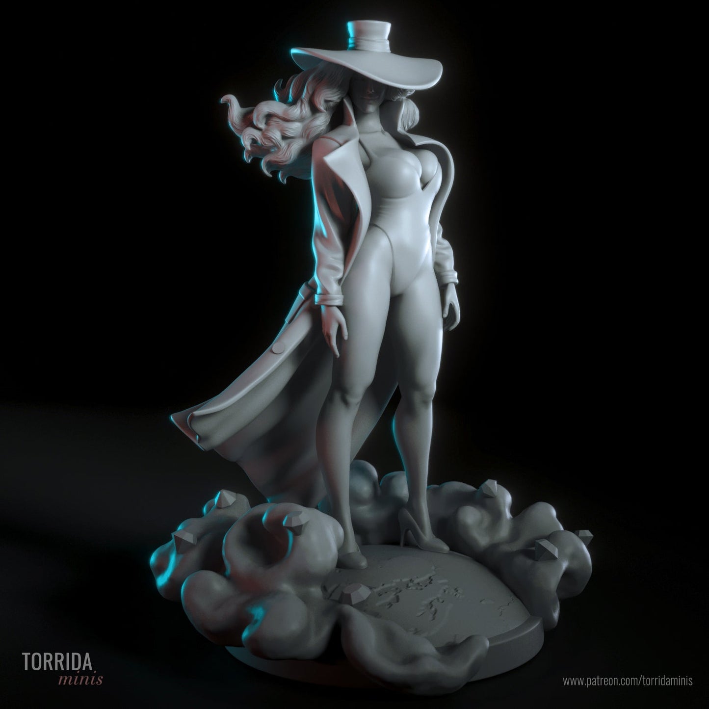 Carmen San Diego - Torrida Minis - Dark Forge Arts