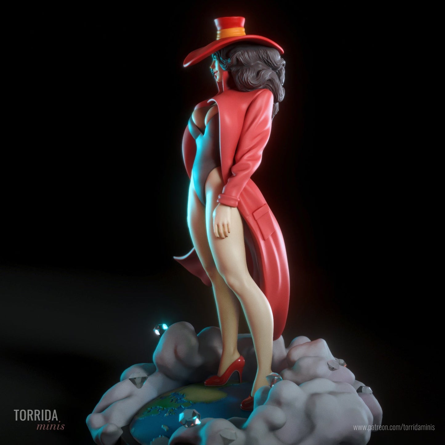 Carmen San Diego - Torrida Minis - Dark Forge Arts