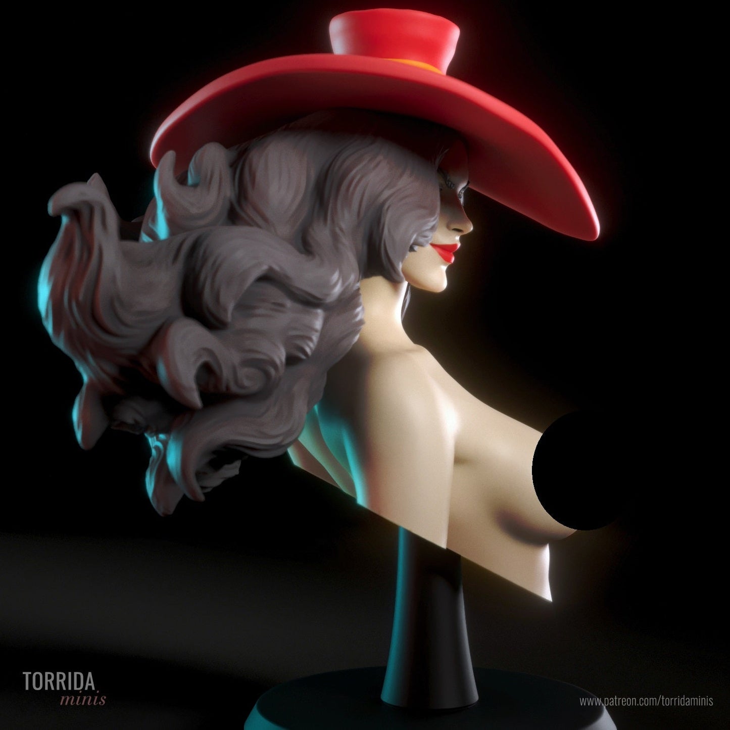 Carmen San Diego - Torrida Minis - Dark Forge Arts