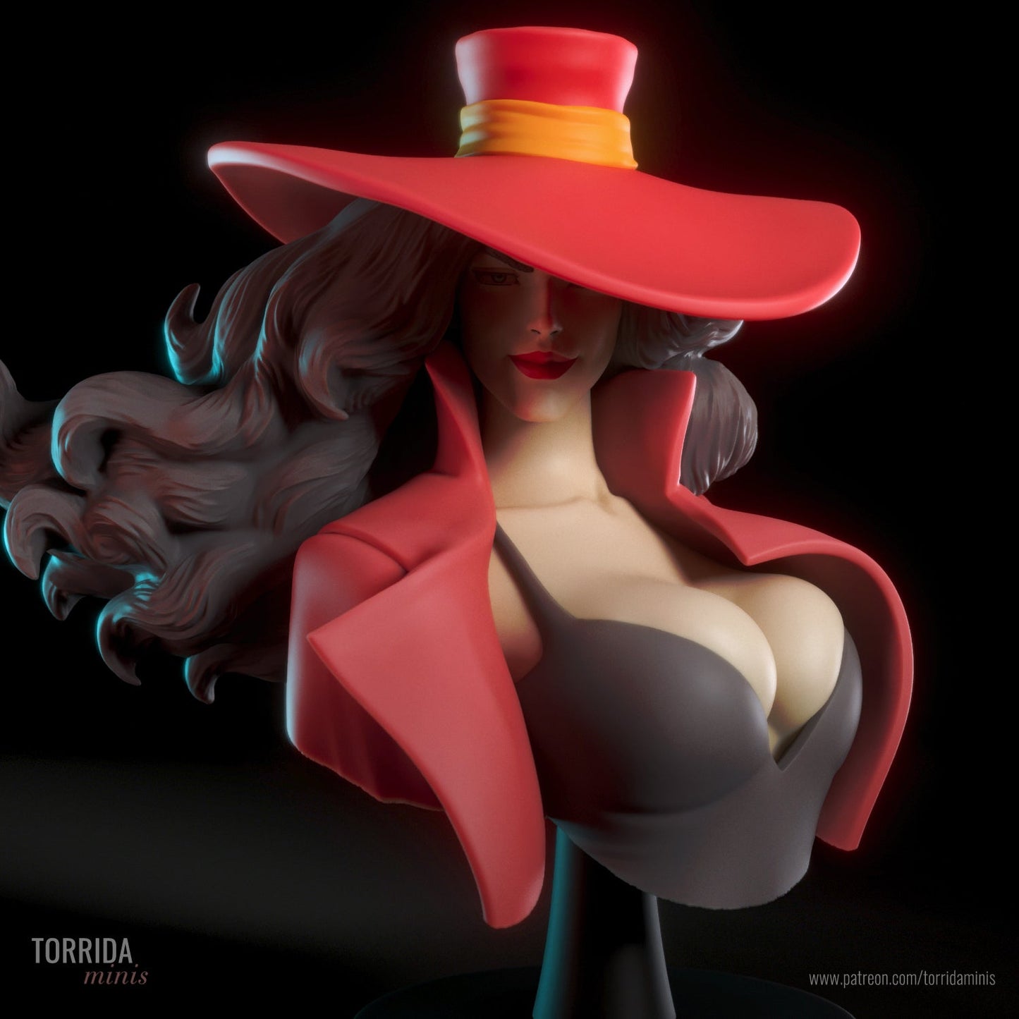 Carmen San Diego - Torrida Minis - Dark Forge Arts