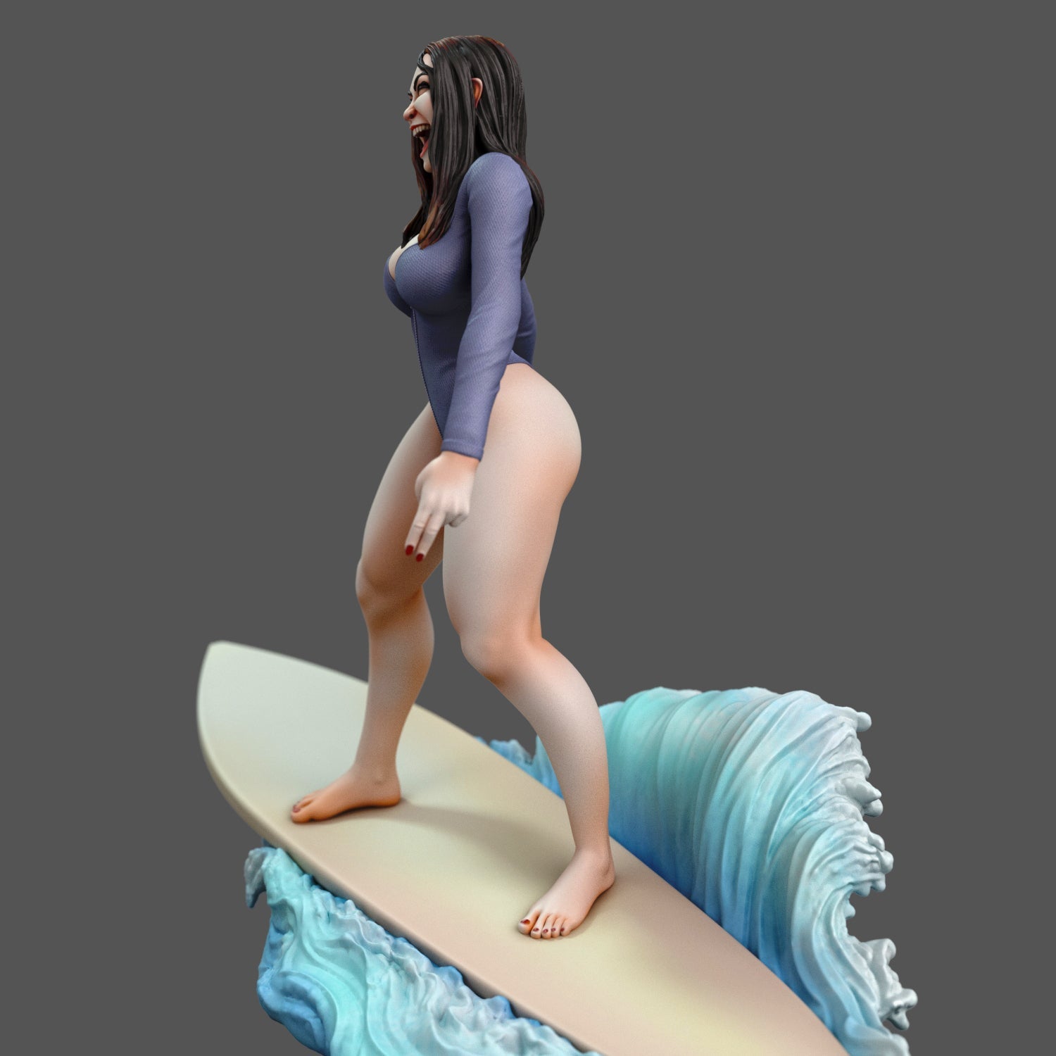 Carol the Surfer Girl - Torrida Minis - Dark Forge Arts