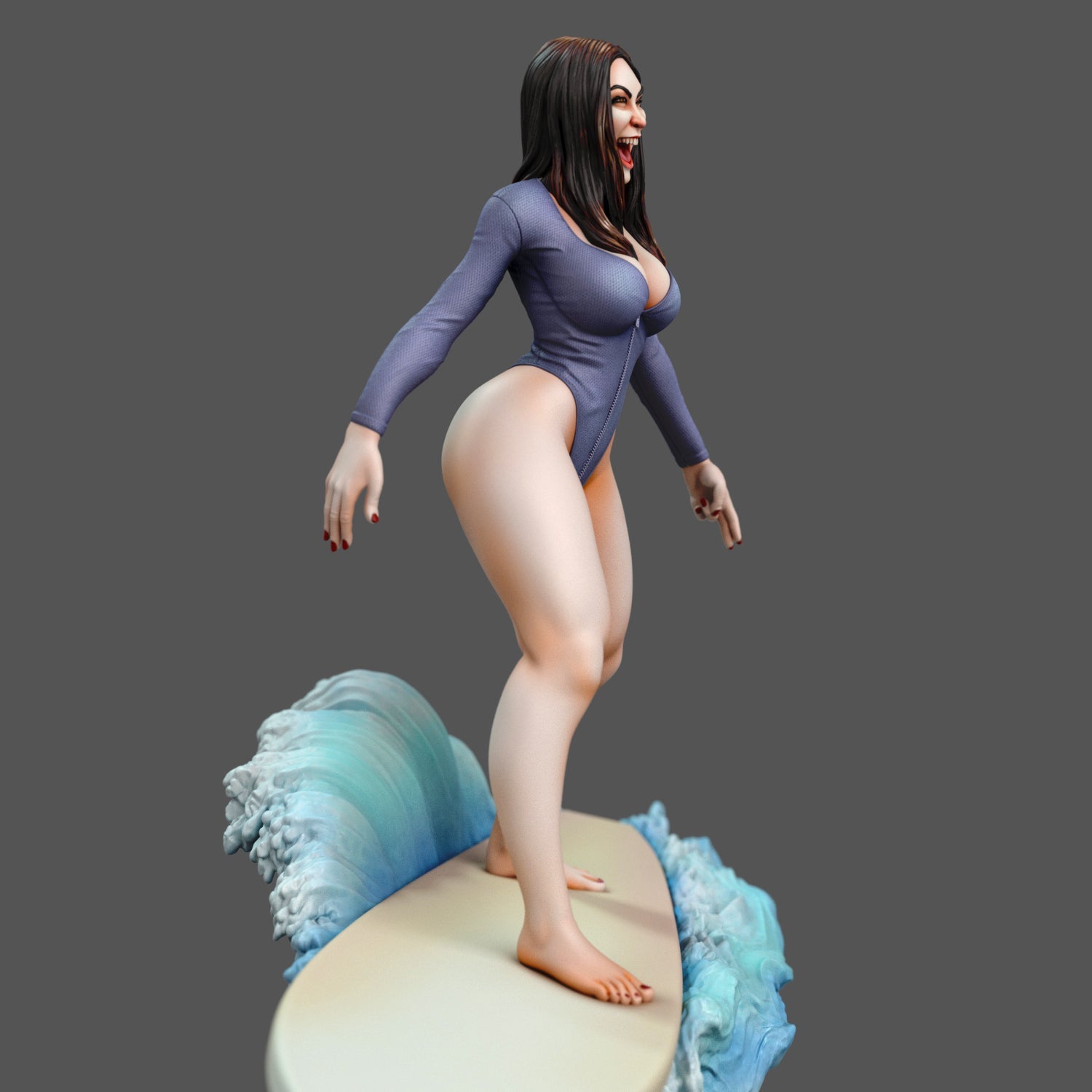 Carol the Surfer Girl - Torrida Minis - Dark Forge Arts