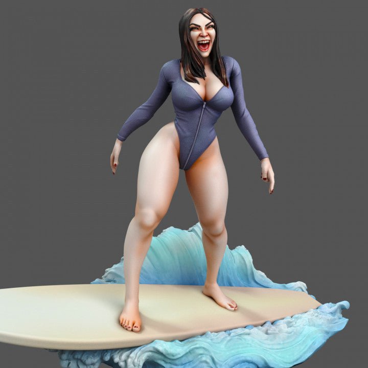 Carol the Surfer Girl - Torrida Minis - Dark Forge Arts