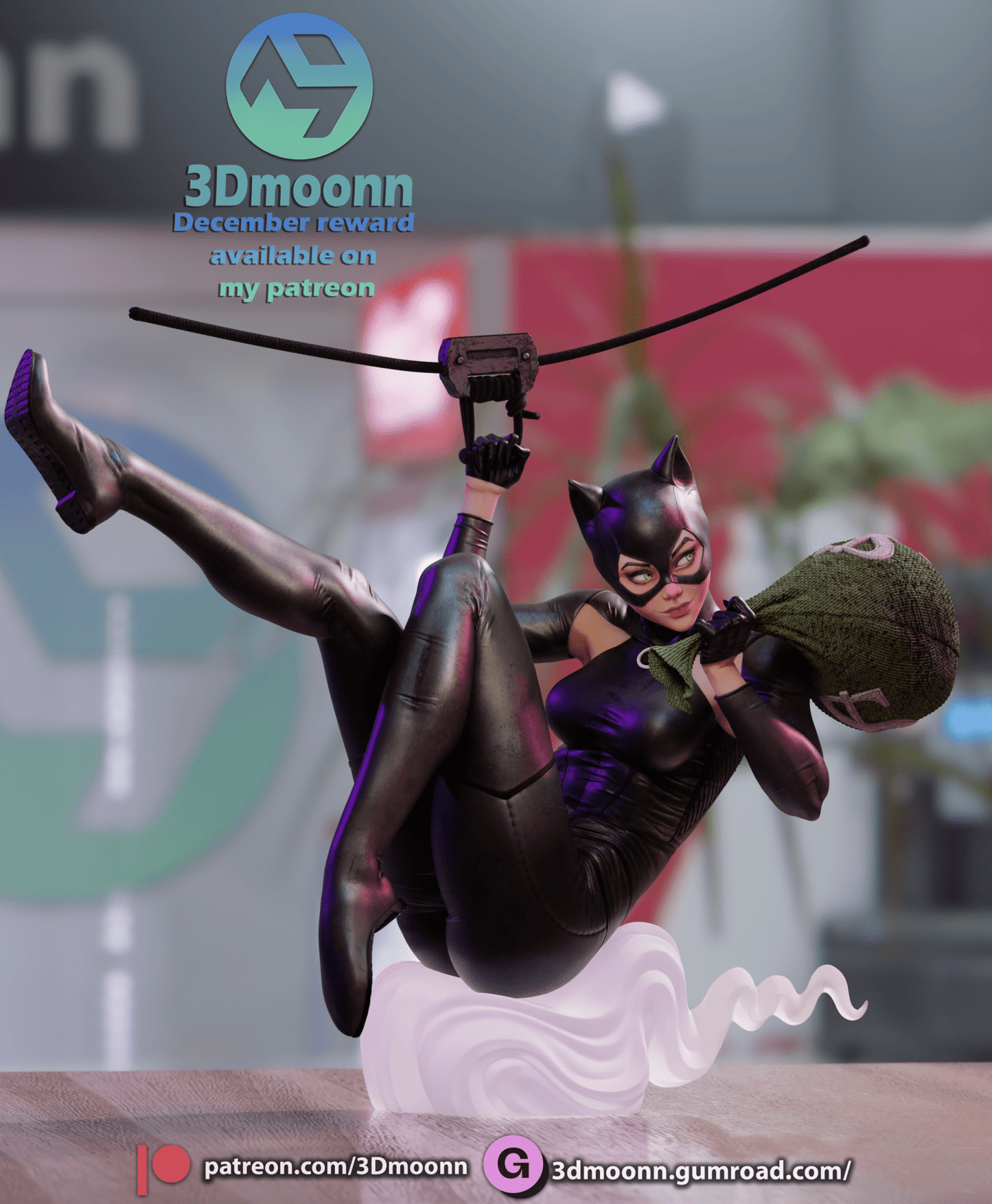 Catwoman - 3DMoonn - Dark Forge Arts