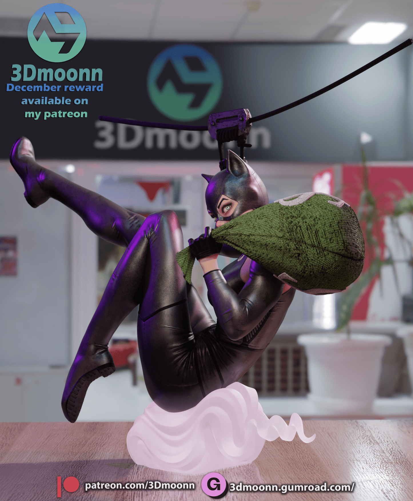 Catwoman - 3DMoonn - Dark Forge Arts