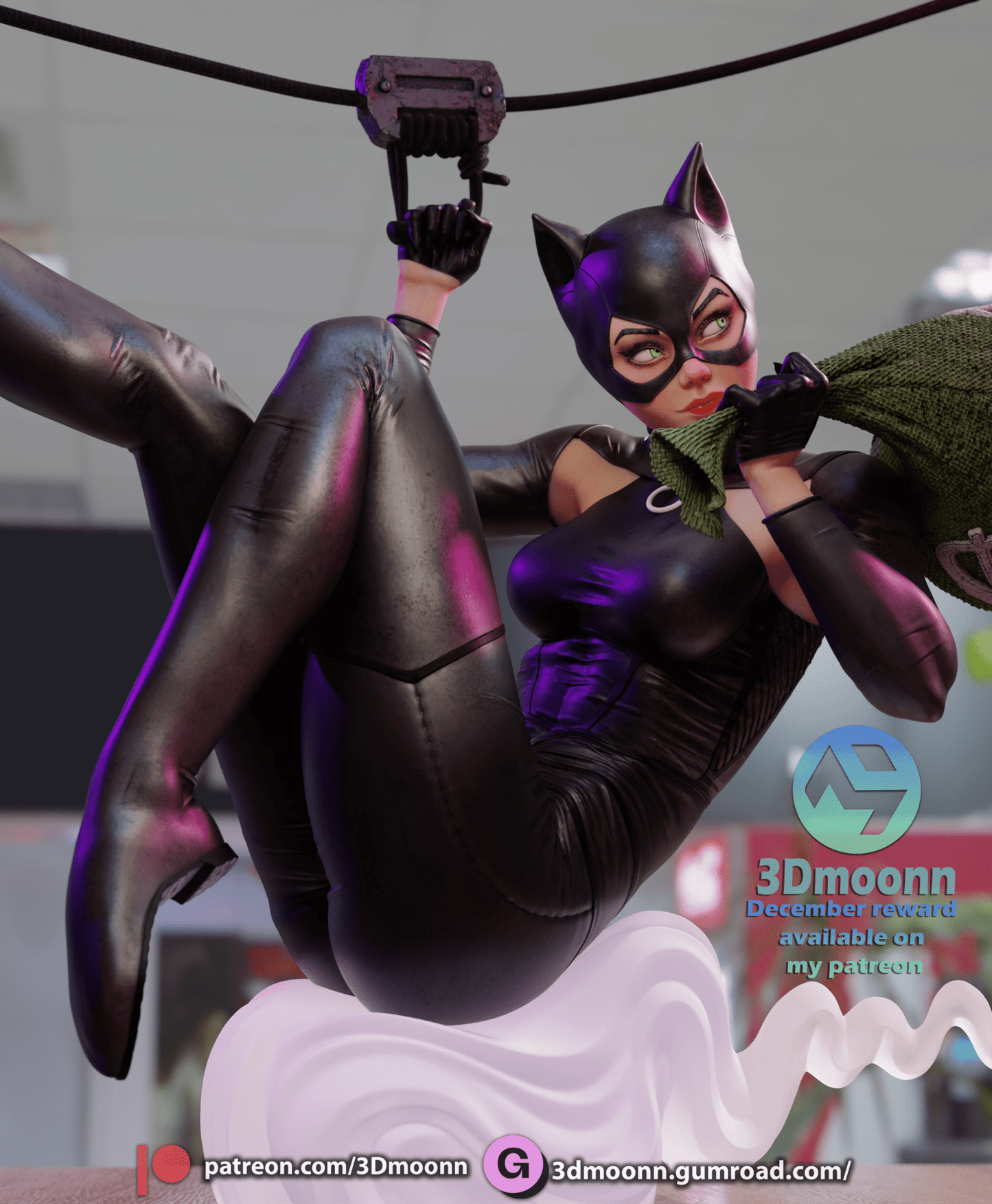 Catwoman - 3DMoonn - Dark Forge Arts