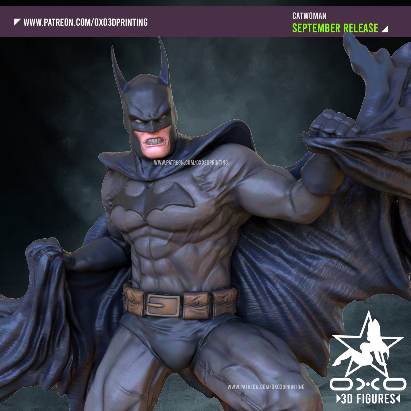 Catwoman & Batman - OXO3D - Dark Forge Arts