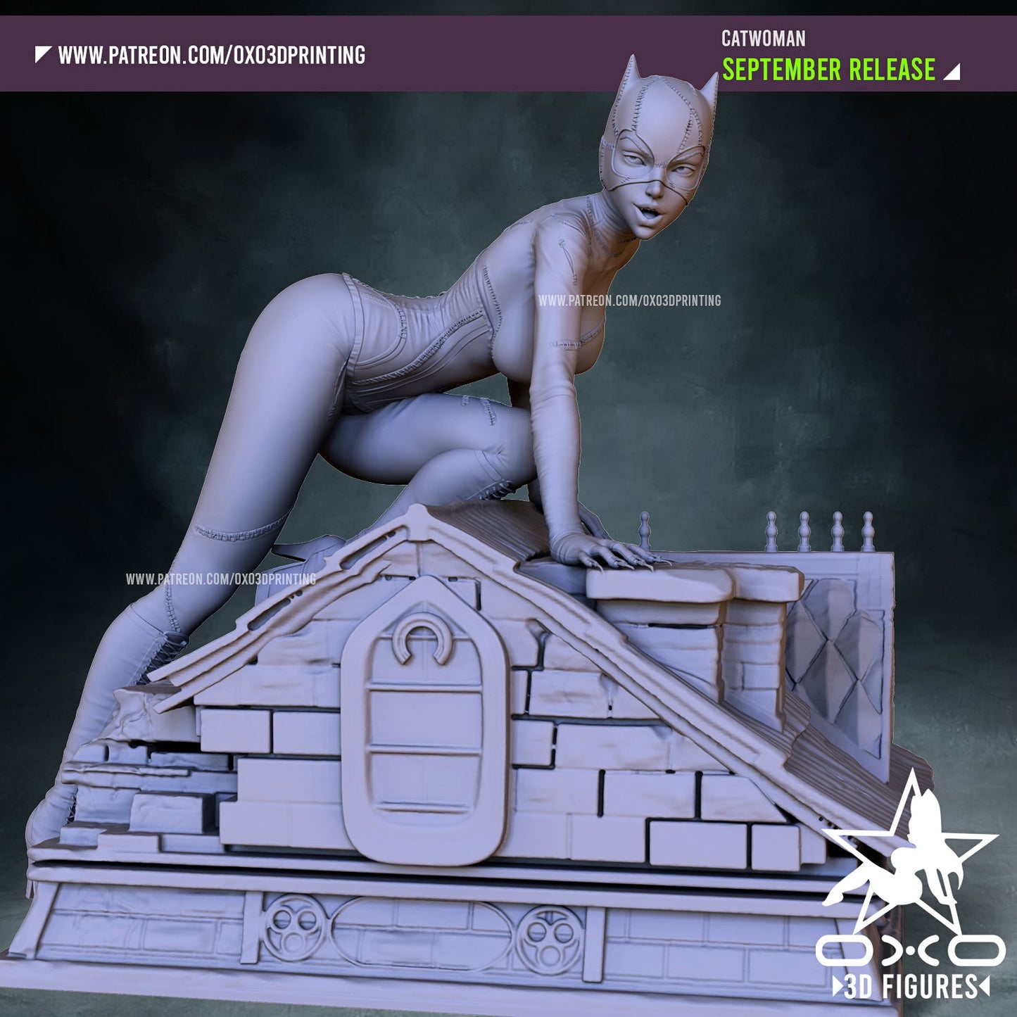 Catwoman & Batman - OXO3D - Dark Forge Arts