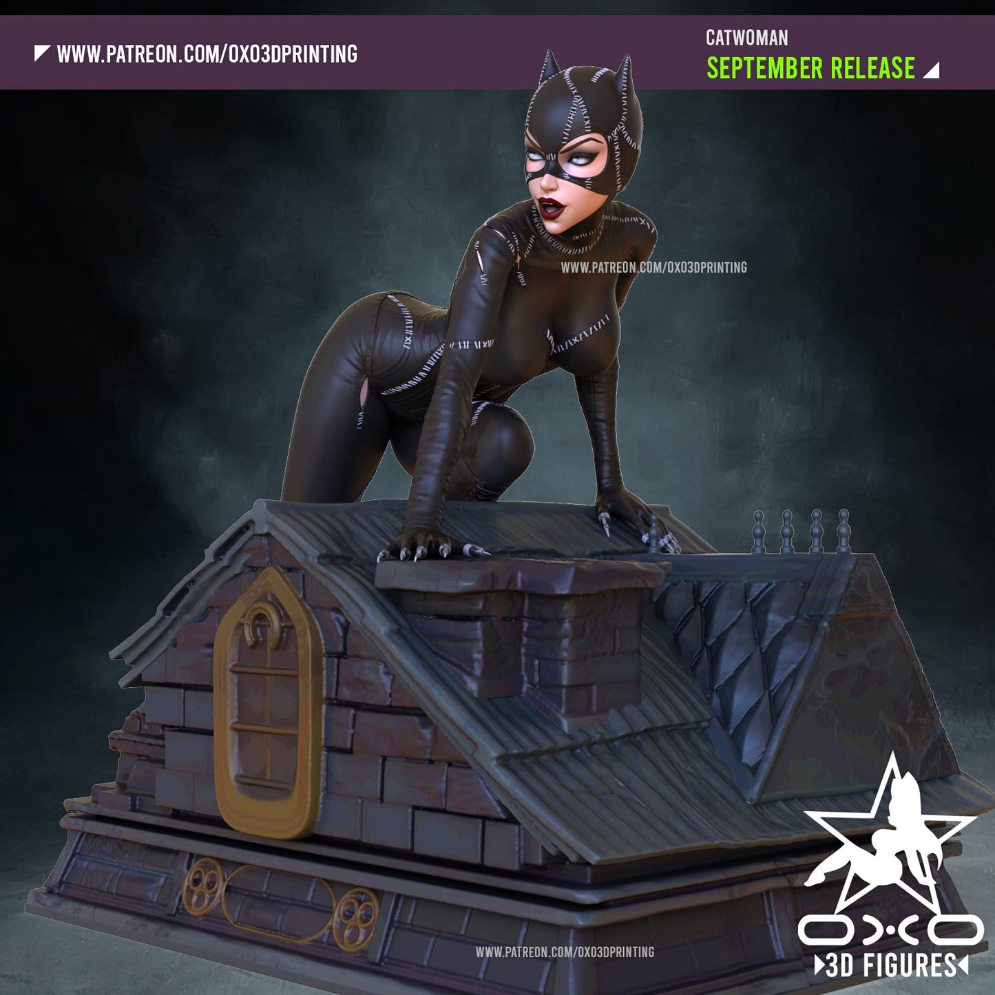 Catwoman & Batman - OXO3D - Dark Forge Arts