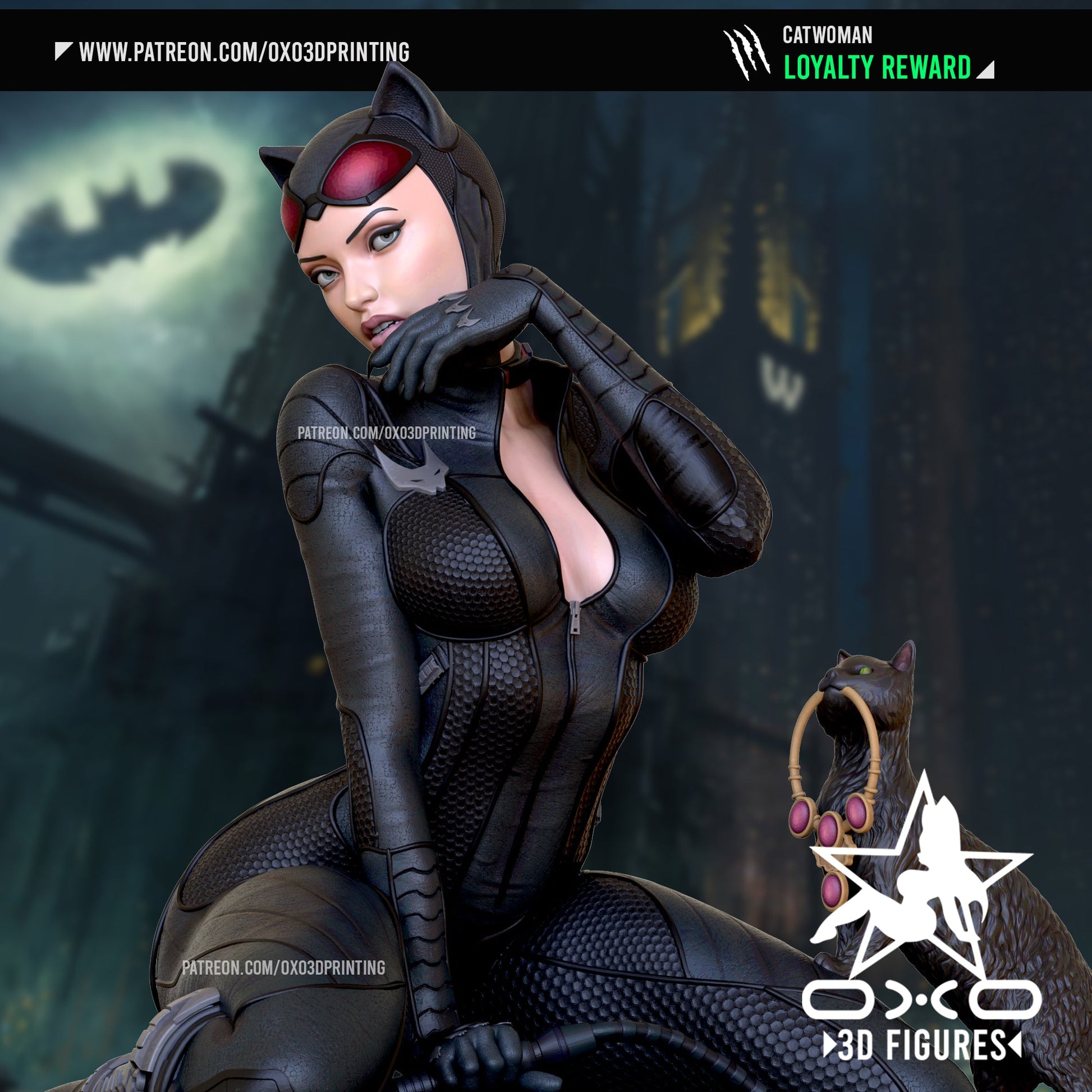 Catwoman - OXO3D - Dark Forge Arts