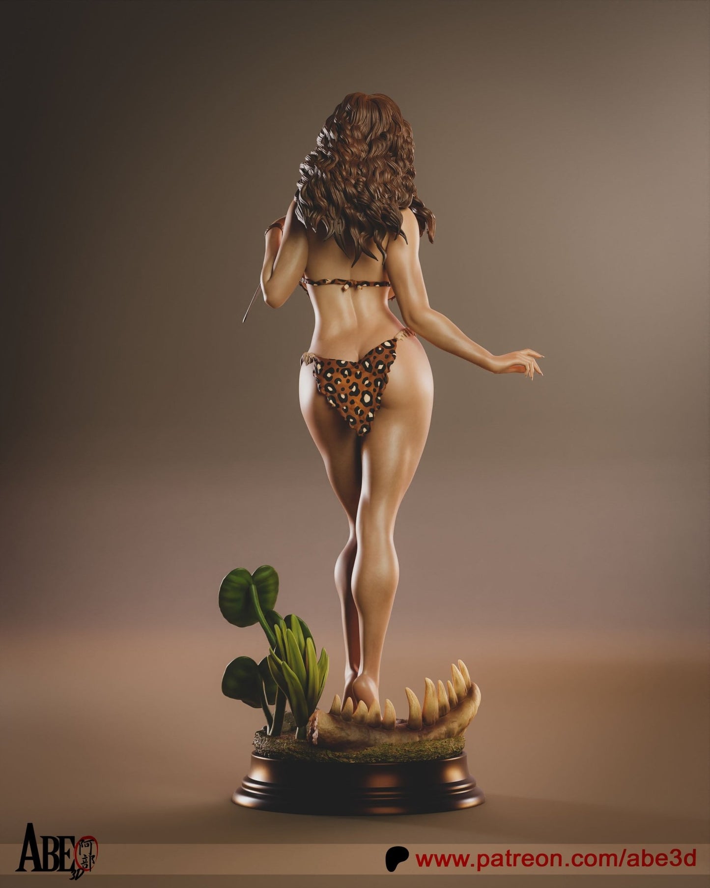 Cavewoman - Abe3D - Dark Forge Arts