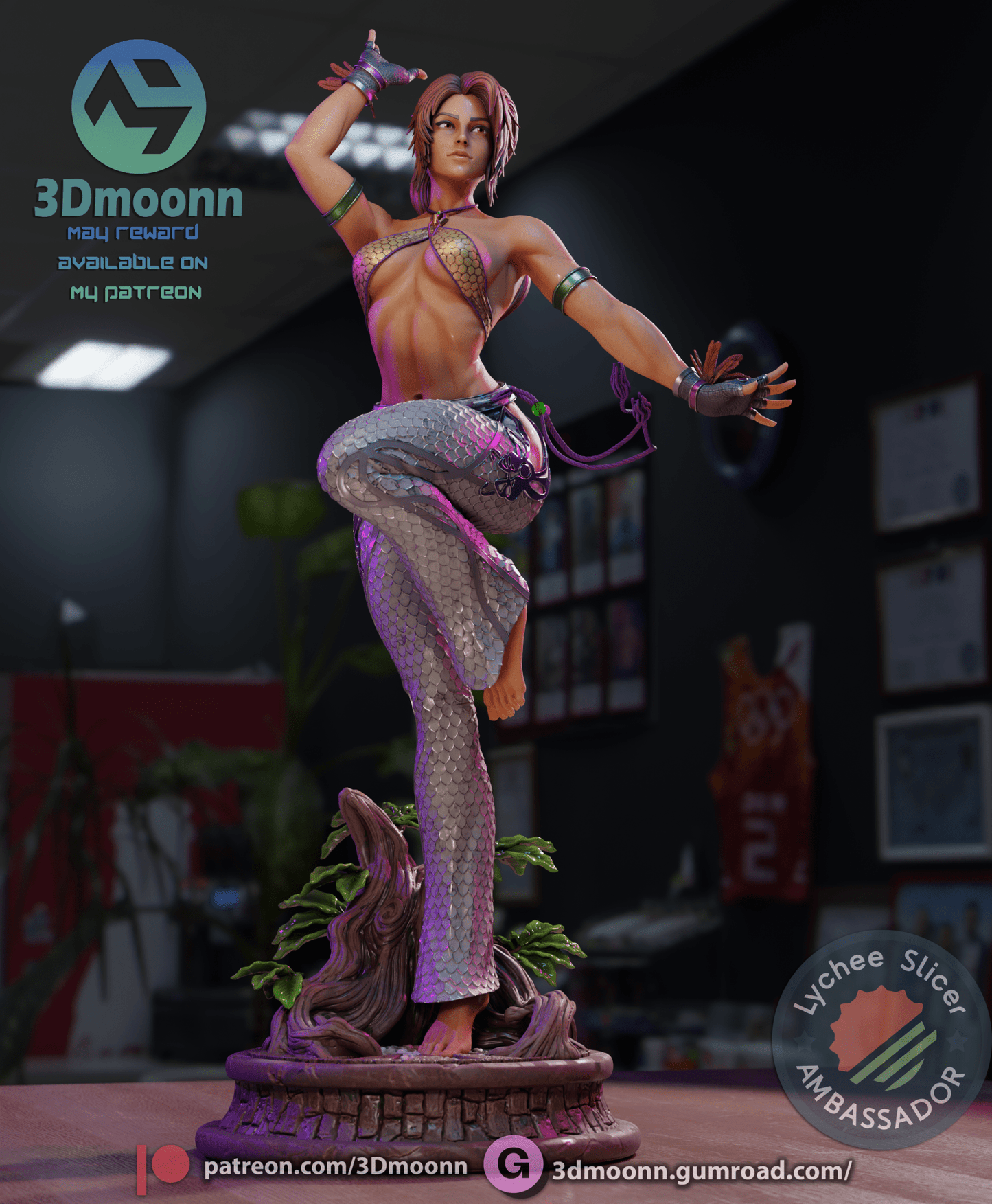 Christie Monteiro - 3DMoonn - Dark Forge Arts