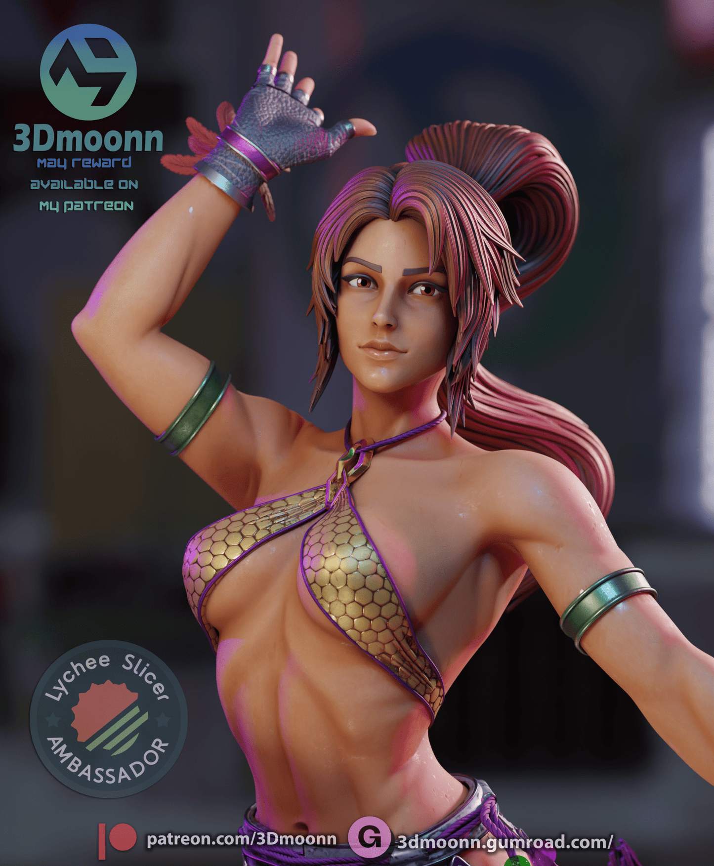 Christie Monteiro - 3DMoonn - Dark Forge Arts