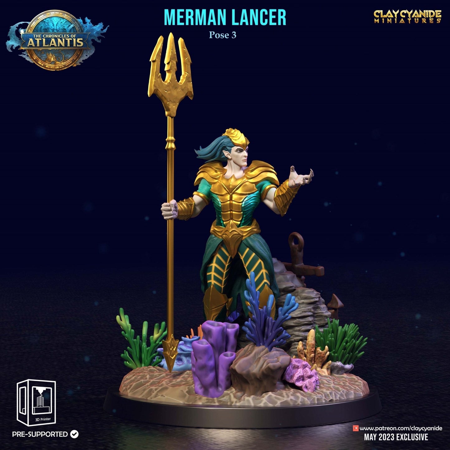 Chronicles of Atlantis - ClayCyanide - Dark Forge Arts