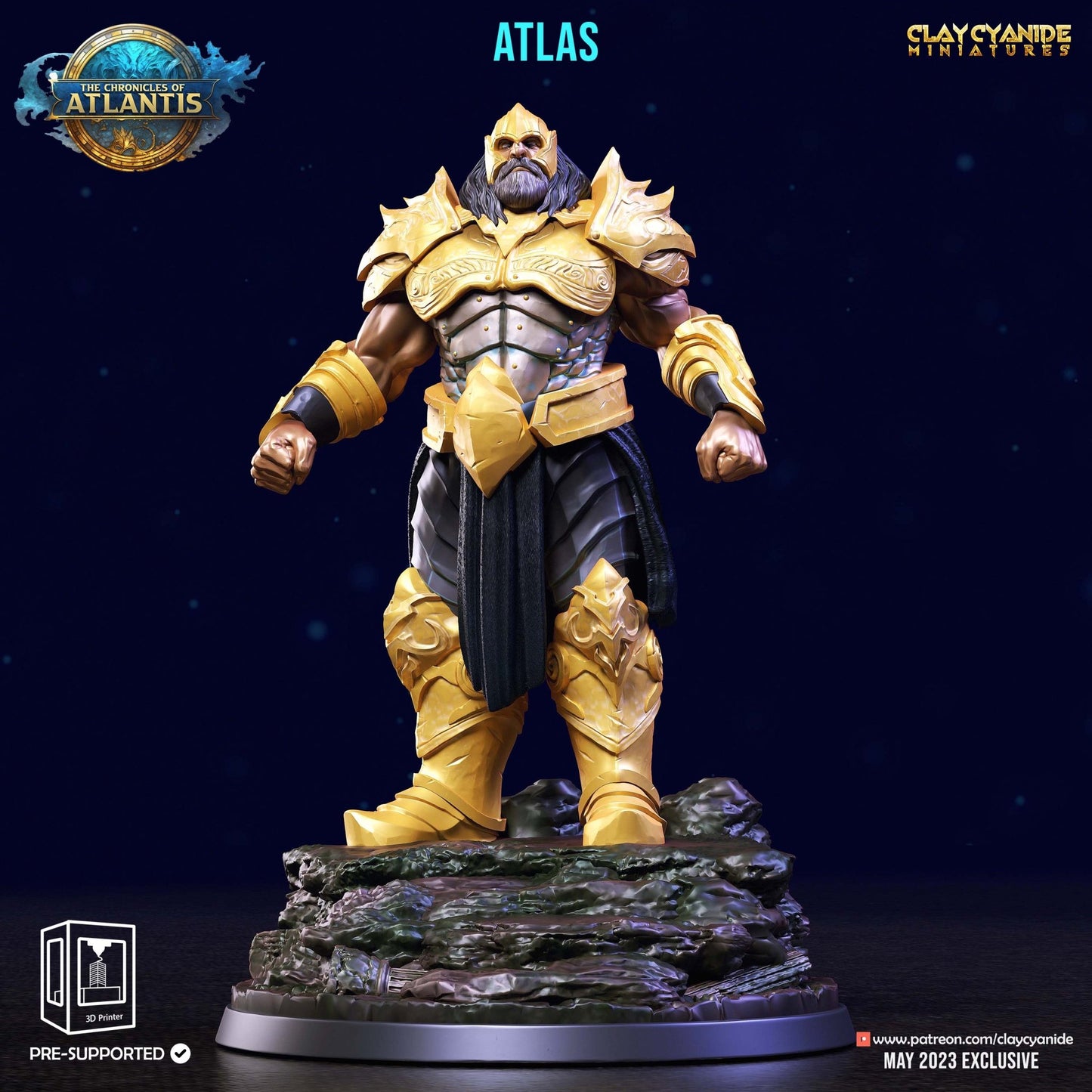Chronicles of Atlantis - ClayCyanide - Dark Forge Arts