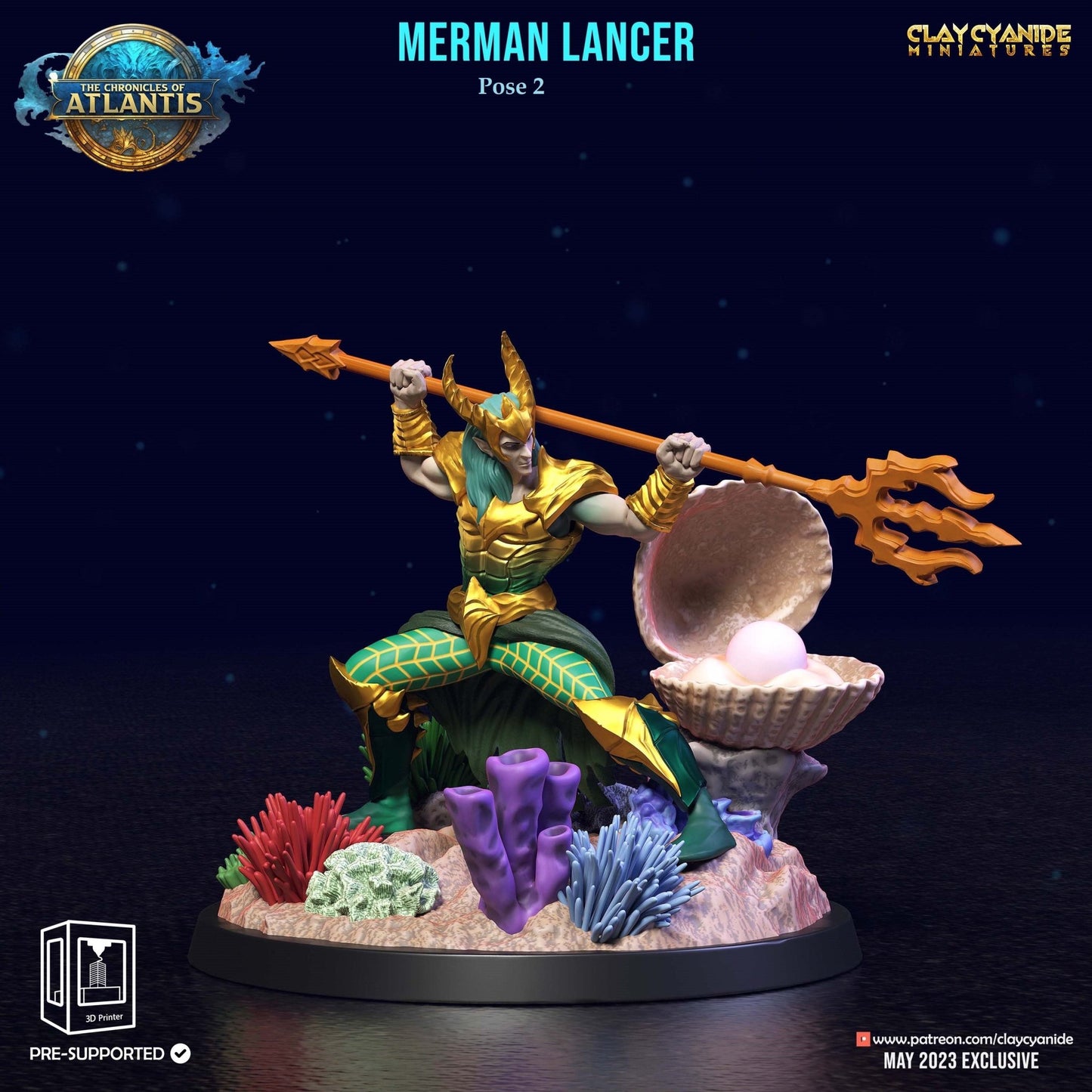 Chronicles of Atlantis - ClayCyanide - Dark Forge Arts