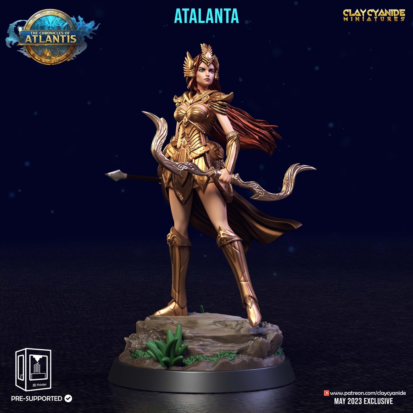 Chronicles of Atlantis - ClayCyanide - Dark Forge Arts