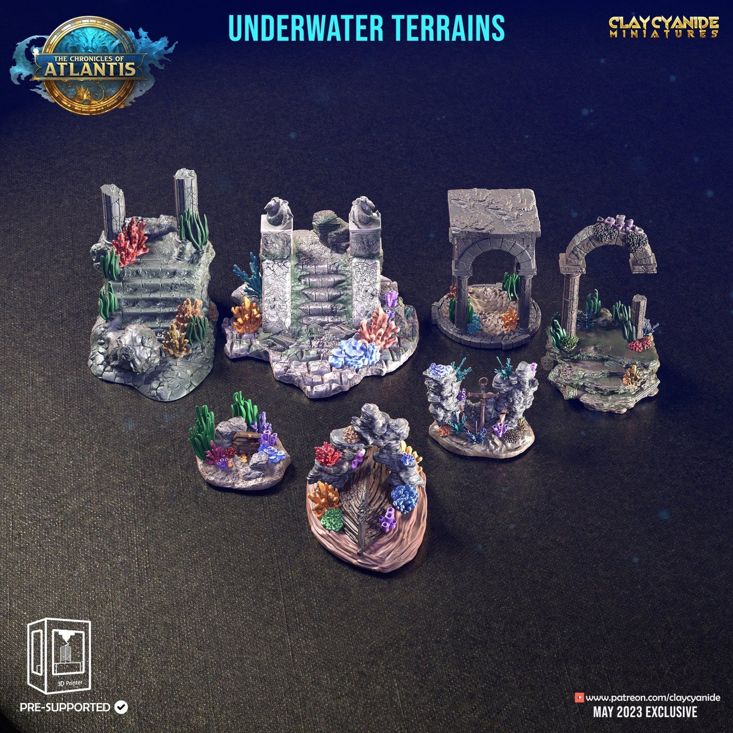 Chronicles of Atlantis - ClayCyanide - Dark Forge Arts