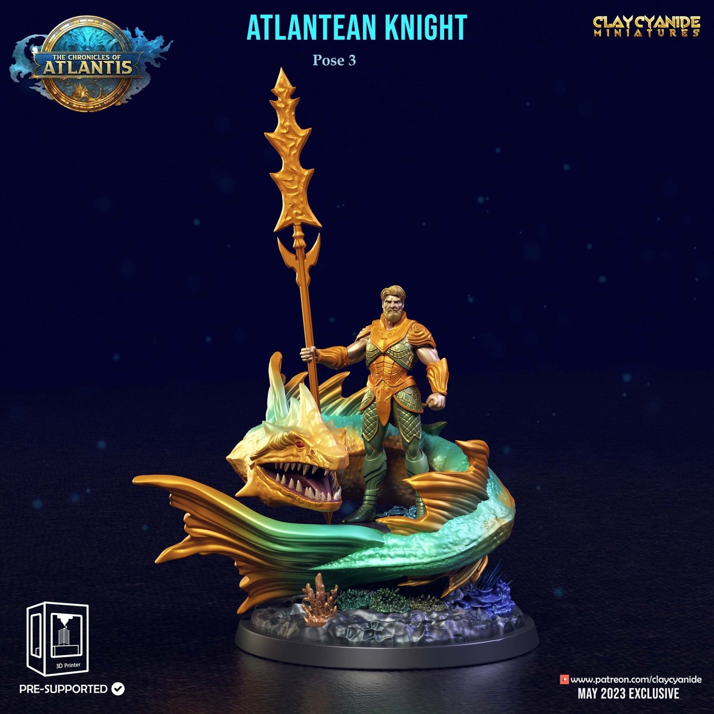 Chronicles of Atlantis - ClayCyanide - Dark Forge Arts