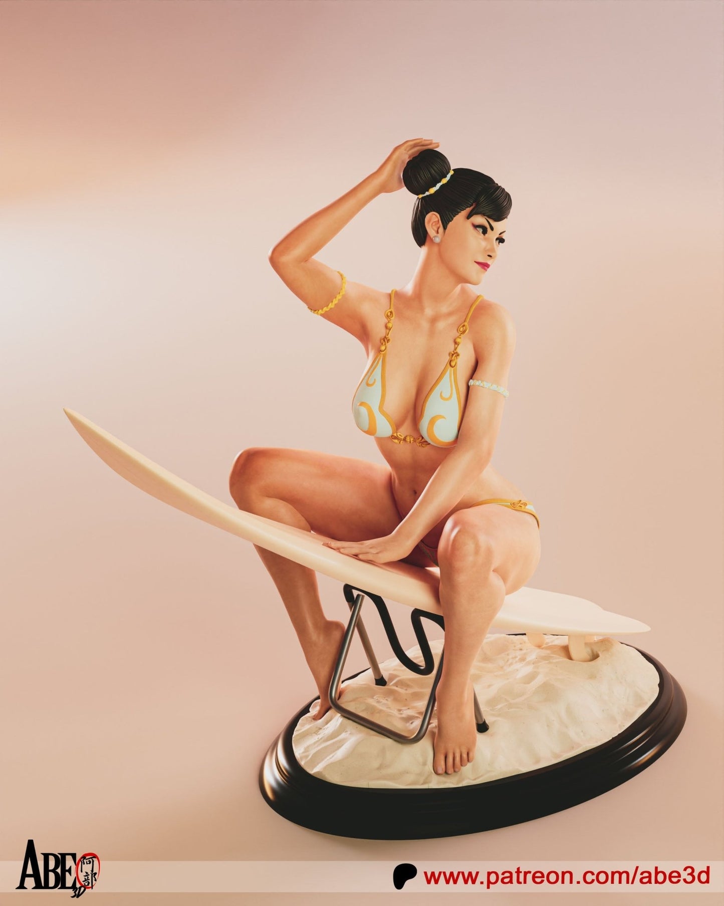 Chun - Li - Abe3D - Dark Forge Arts