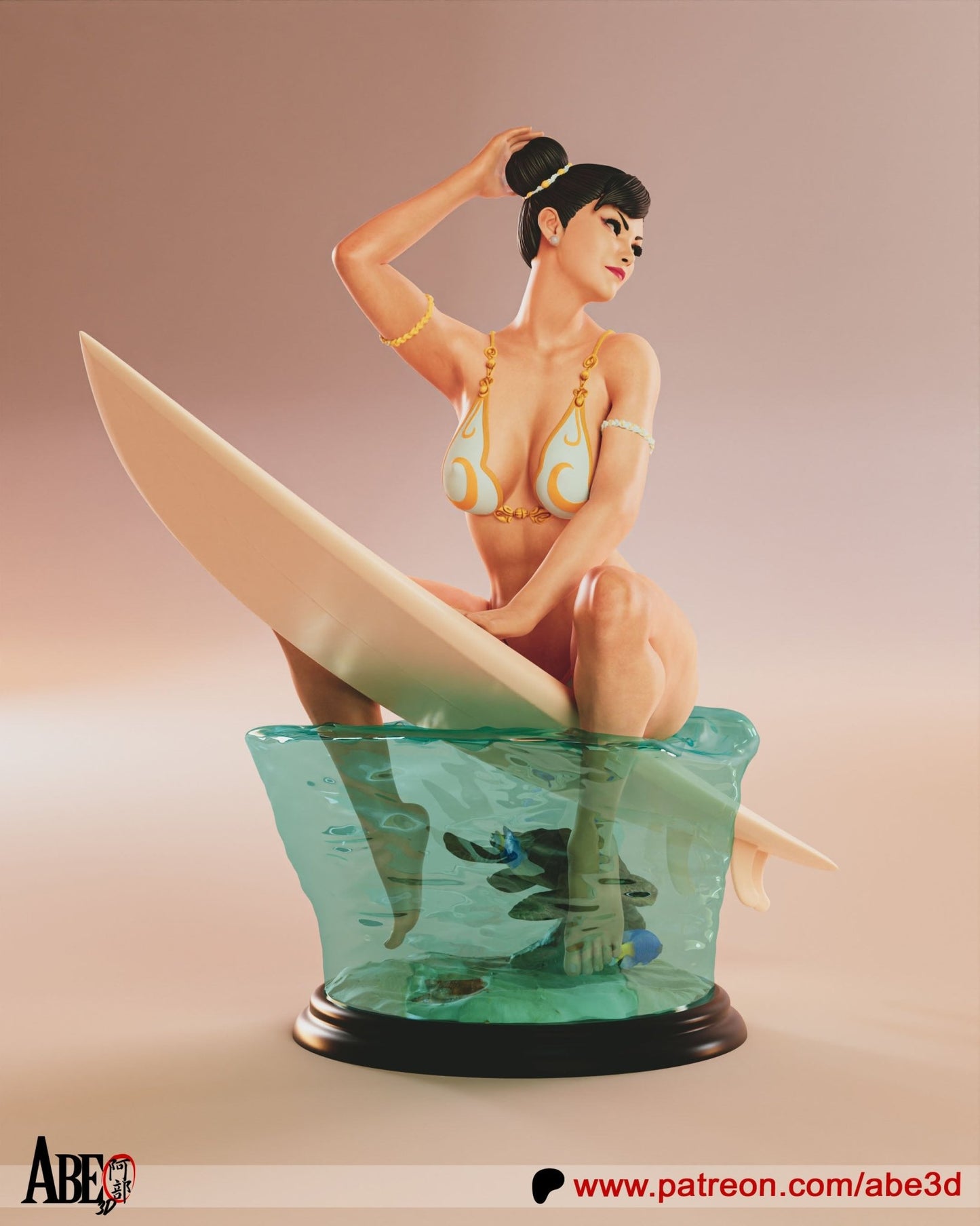 Chun - Li - Abe3D - Dark Forge Arts