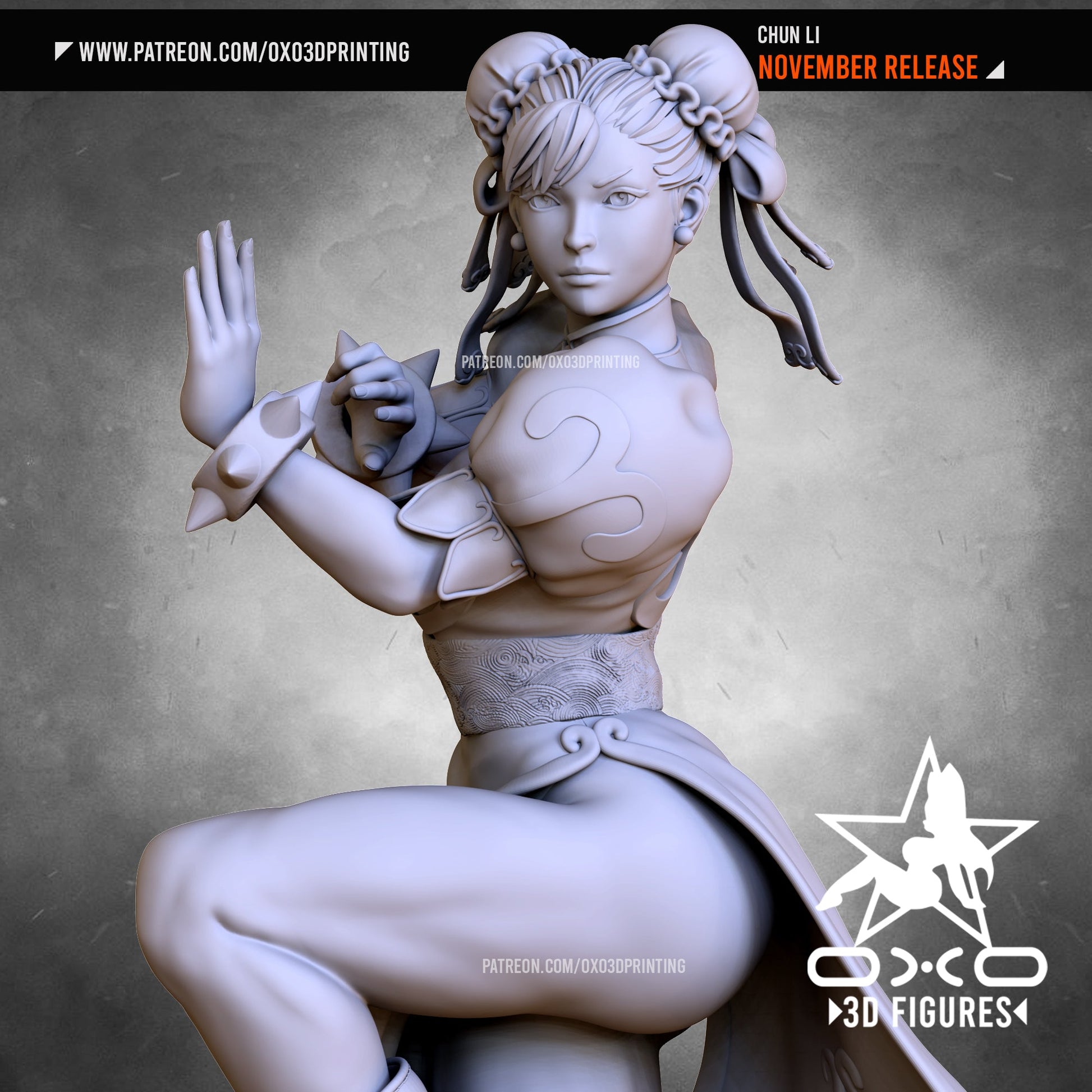 Chun Li - OXO3D - Dark Forge Arts