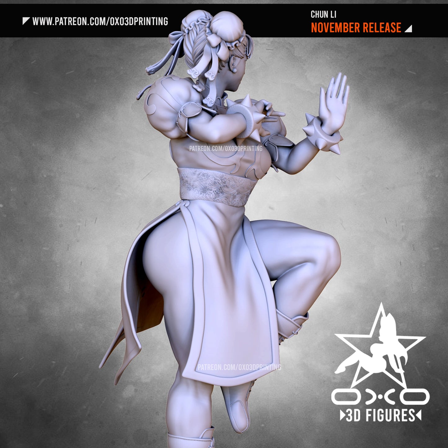 Chun Li - OXO3D - Dark Forge Arts
