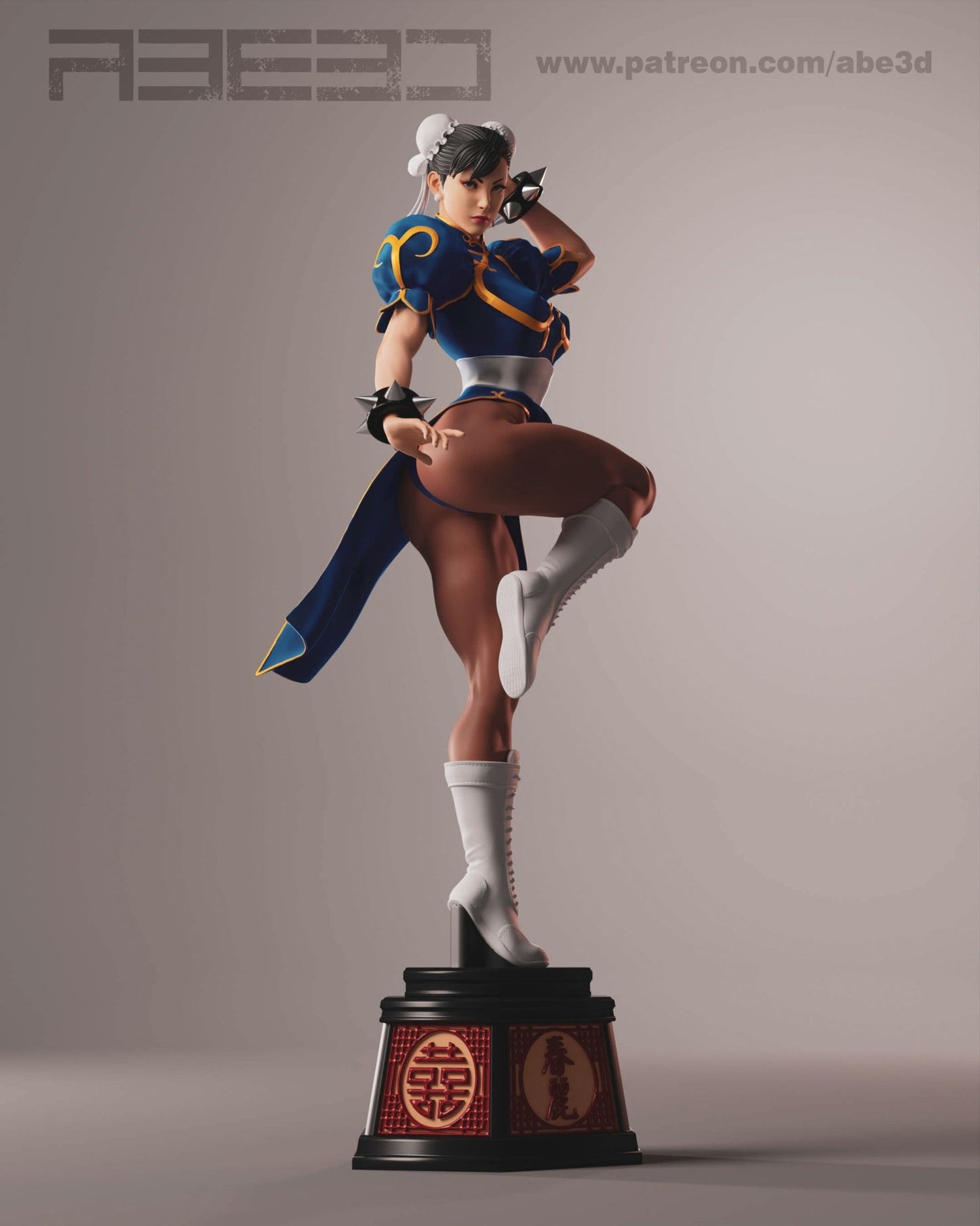 Chun - Li v1 - Abe3D - Dark Forge Arts