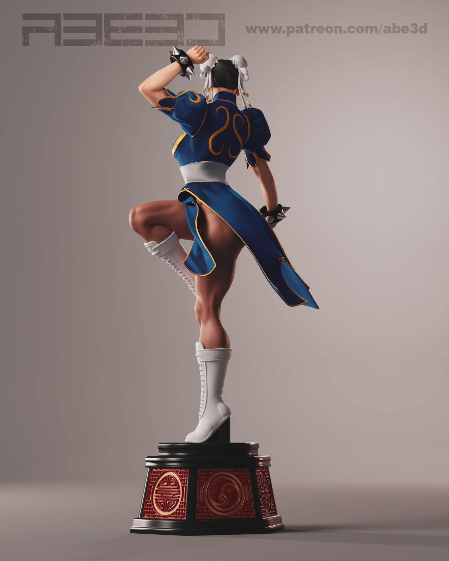 Chun - Li v1 - Abe3D - Dark Forge Arts