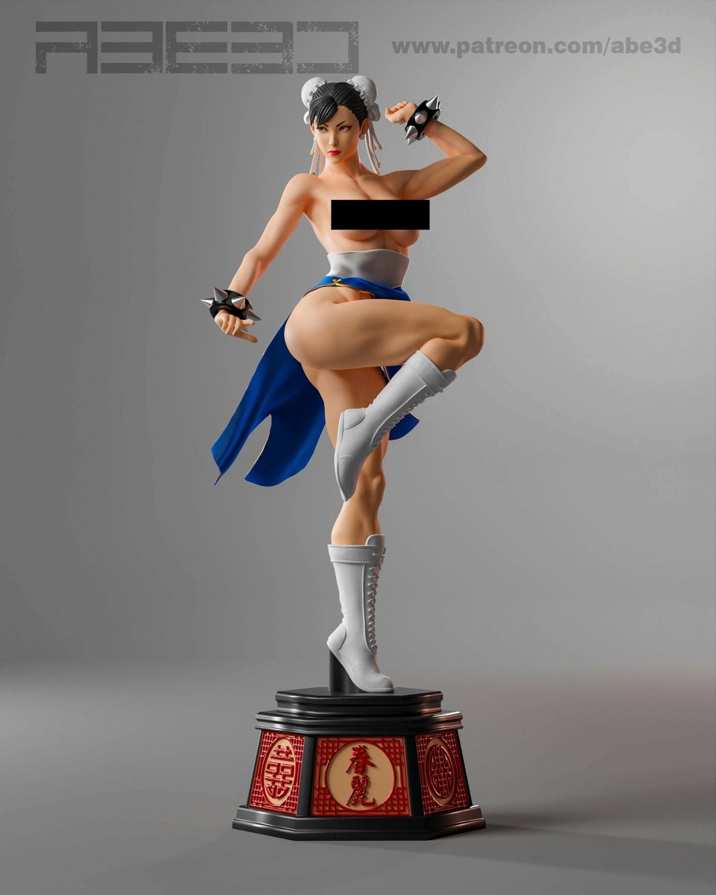 Chun - Li v1 - Abe3D - Dark Forge Arts