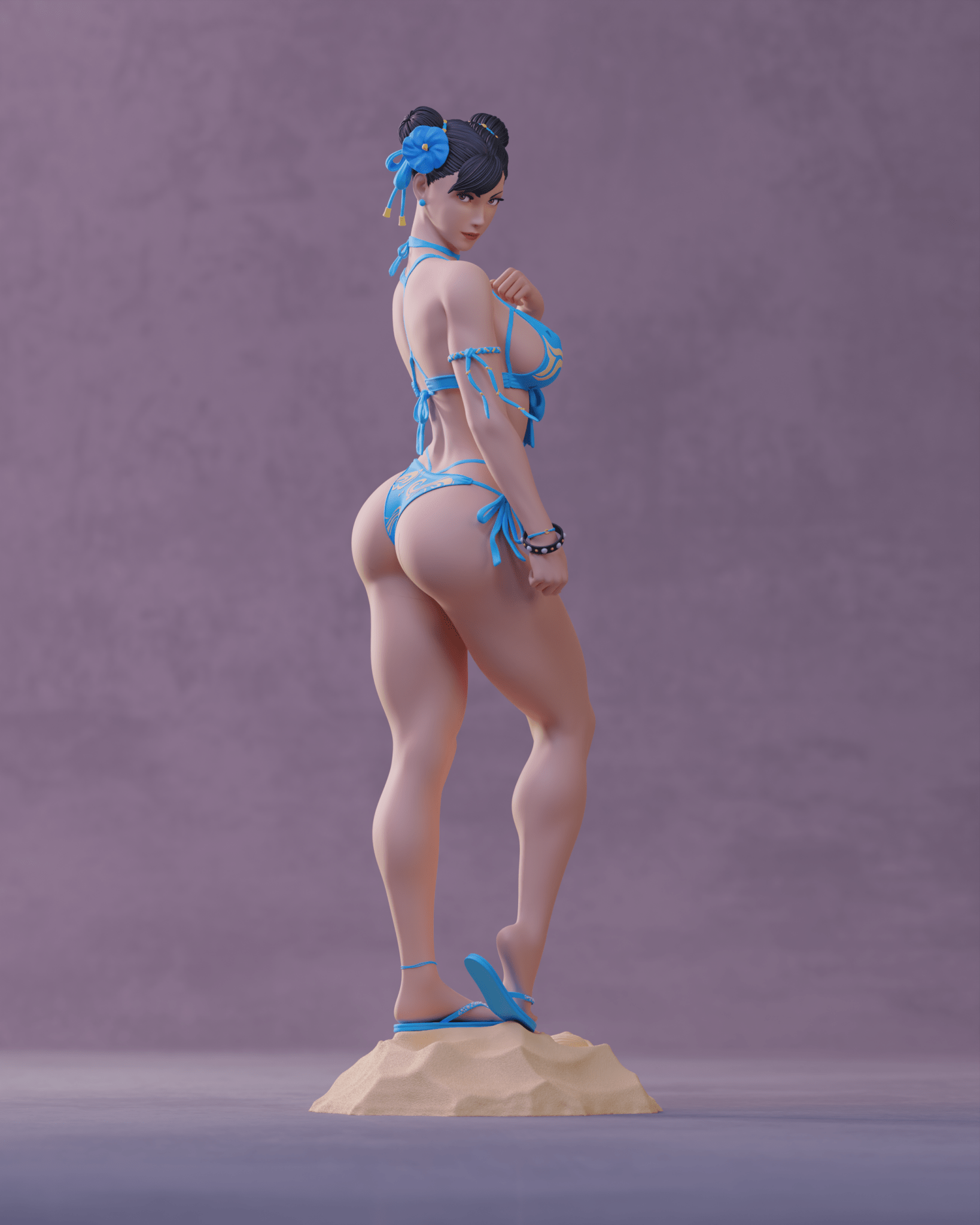 Chun - Li v2 - Abe3D - Dark Forge Arts