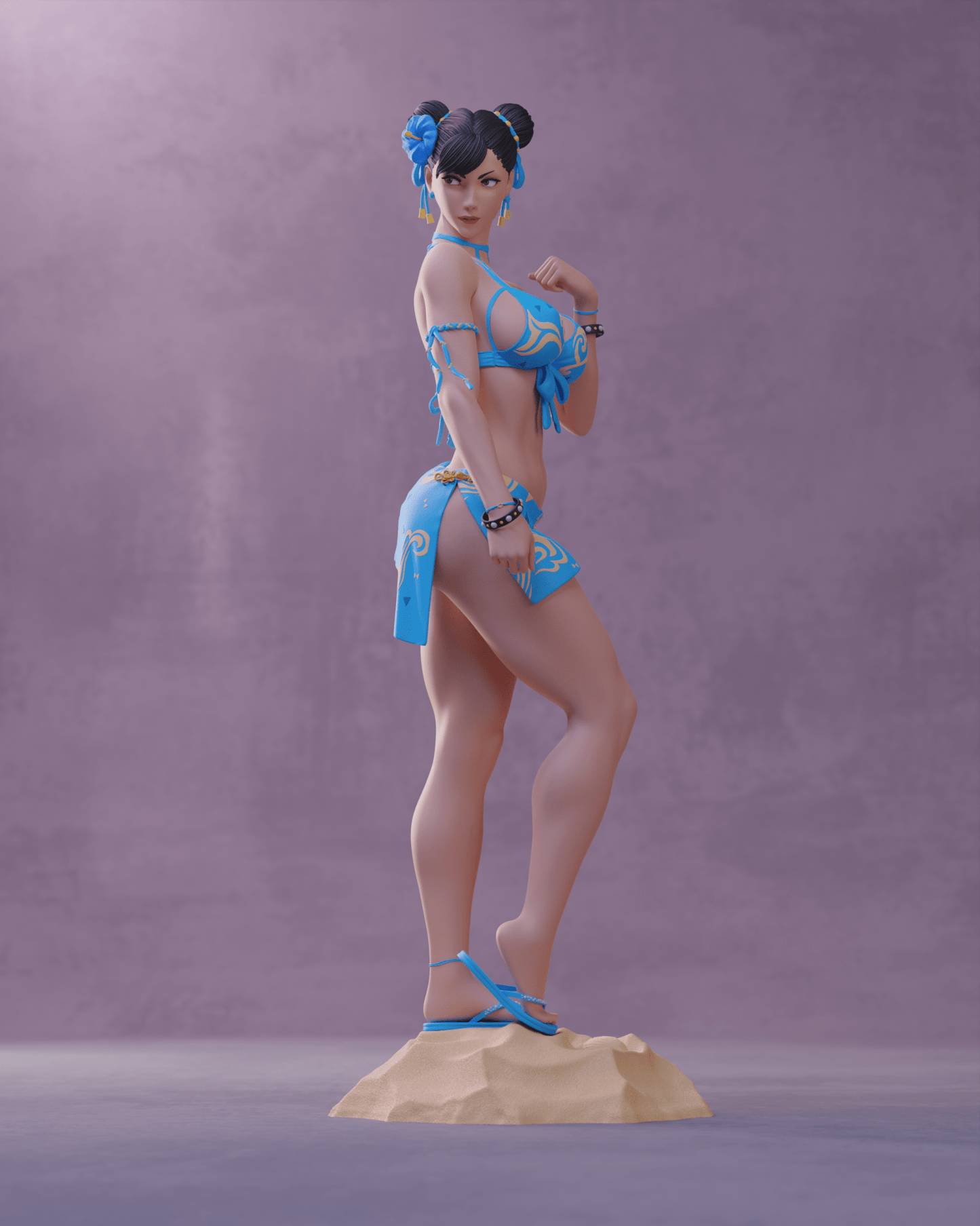 Chun - Li v2 - Abe3D - Dark Forge Arts
