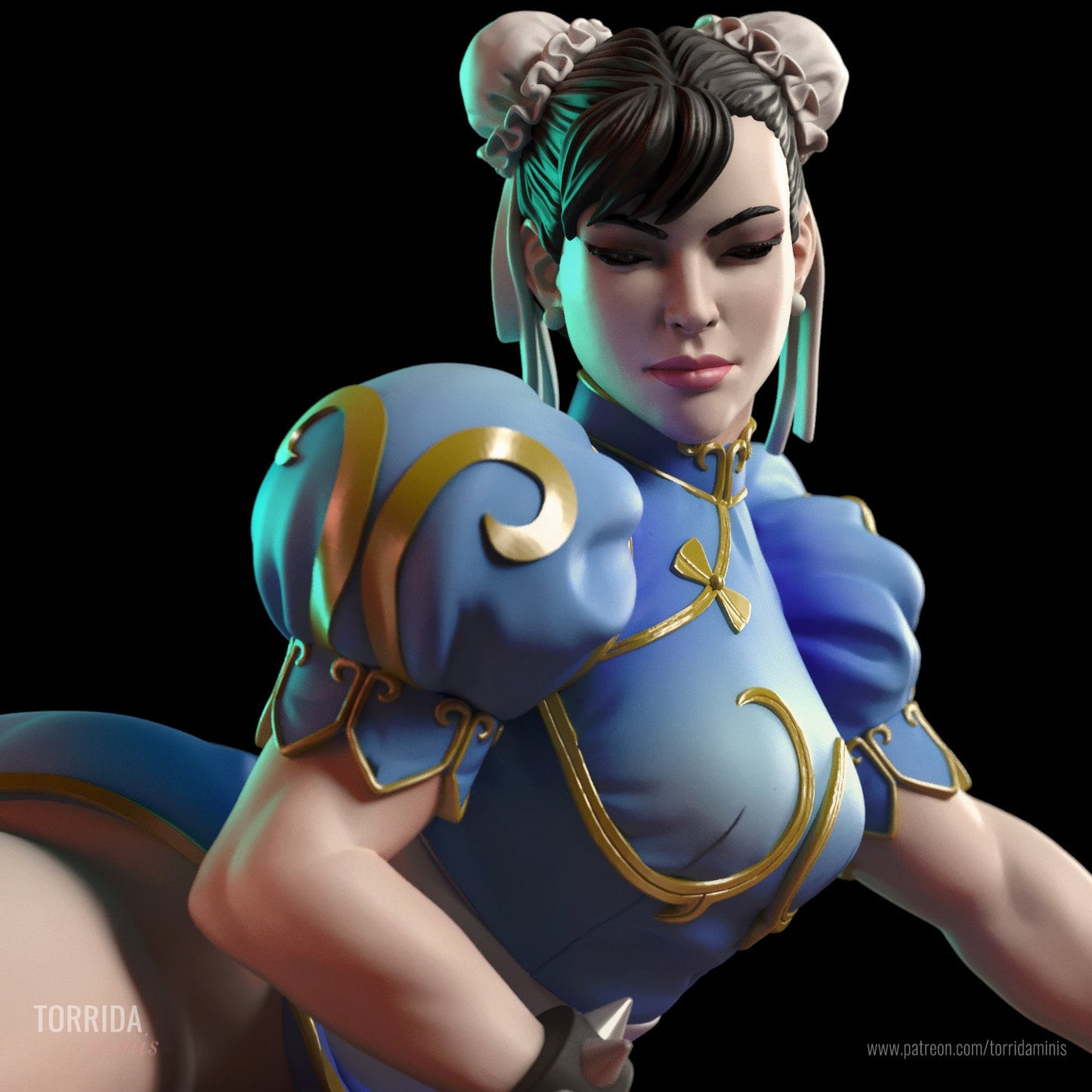 Chun Li V2 - Torrida Minis - Dark Forge Arts