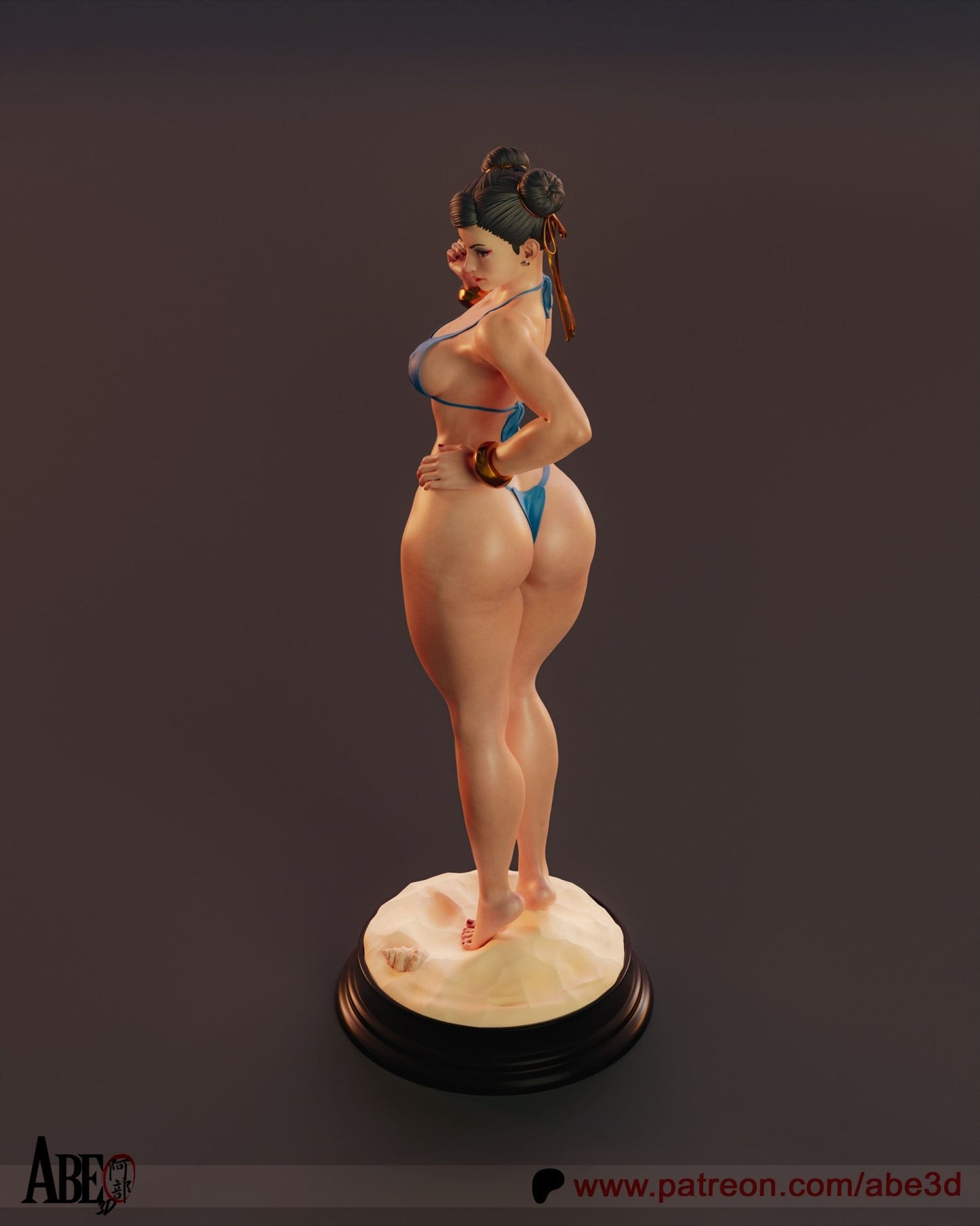 Chun - Li v3 - Abe3D - Dark Forge Arts