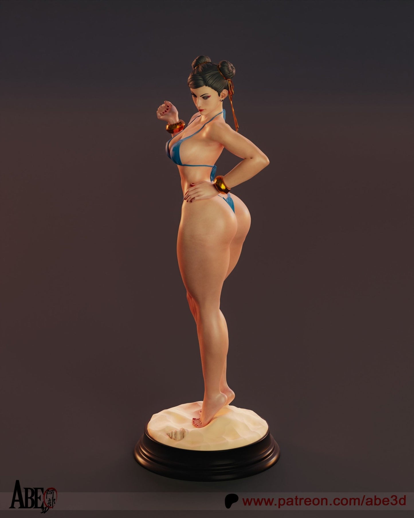 Chun - Li v3 - Abe3D - Dark Forge Arts